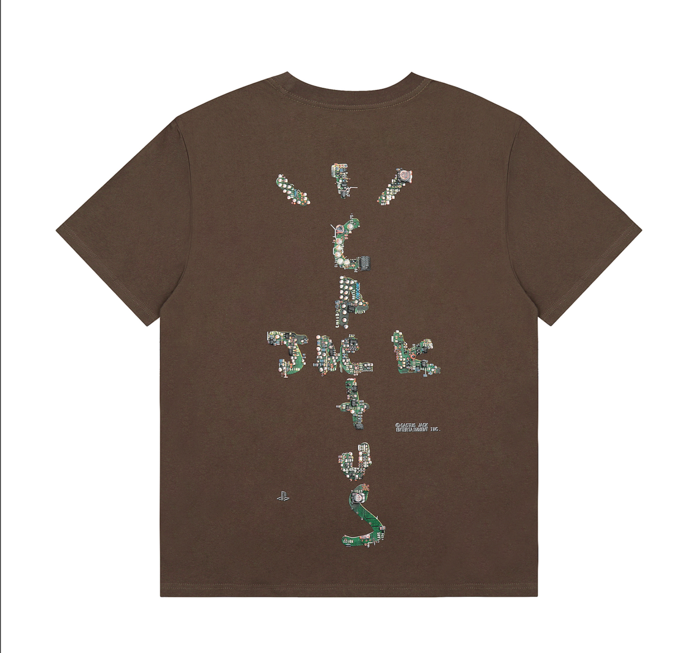PLAYERA CACTUS JACK X PLAYSTATION
