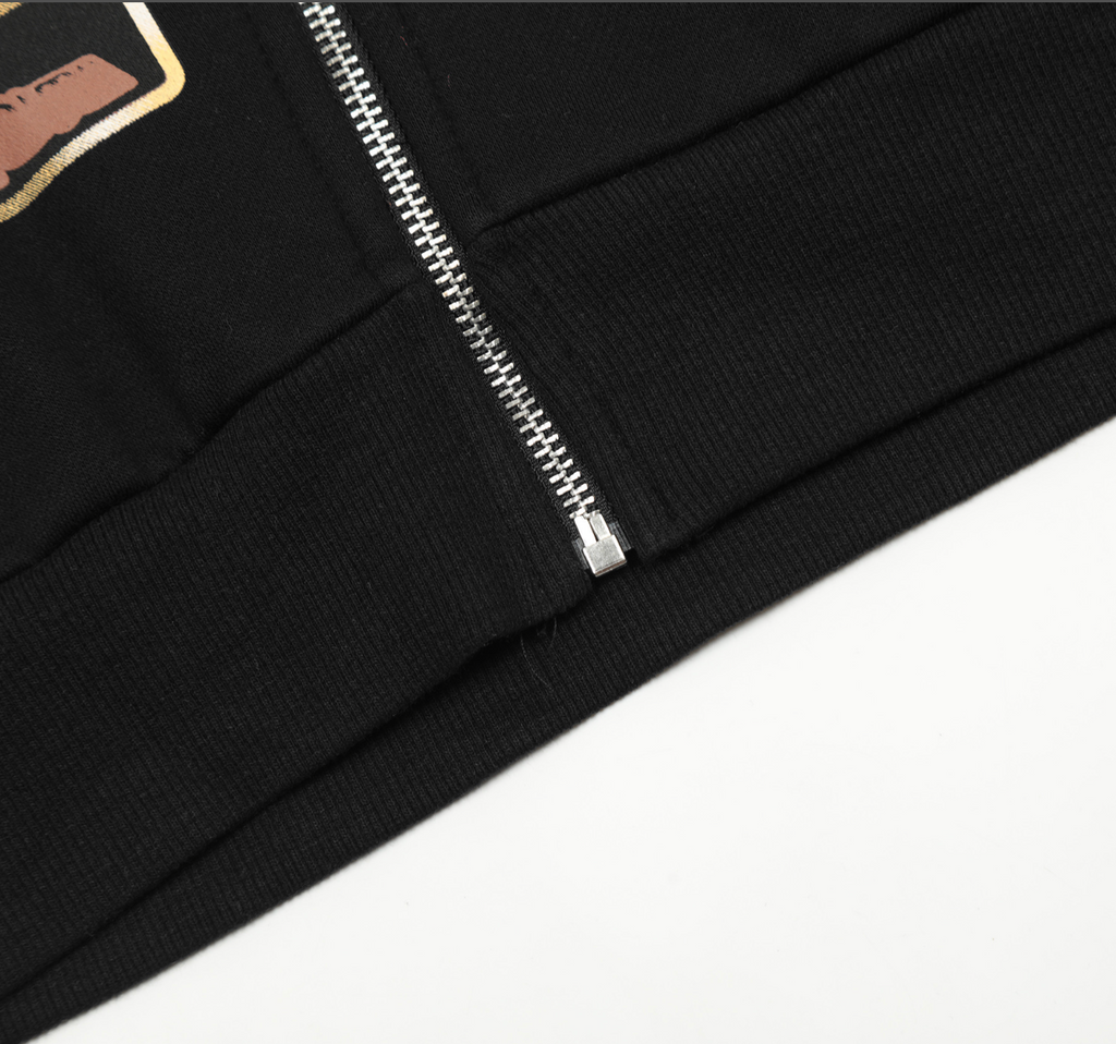 HOODIE ZIPPER CACTUS JACK BLACKOUT