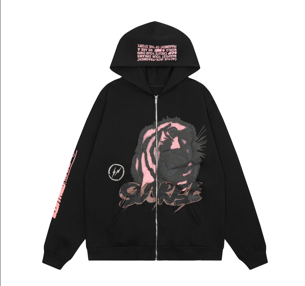 HOODIE ZIPPER CACTUS JACK FRAGMENT SUNRISE