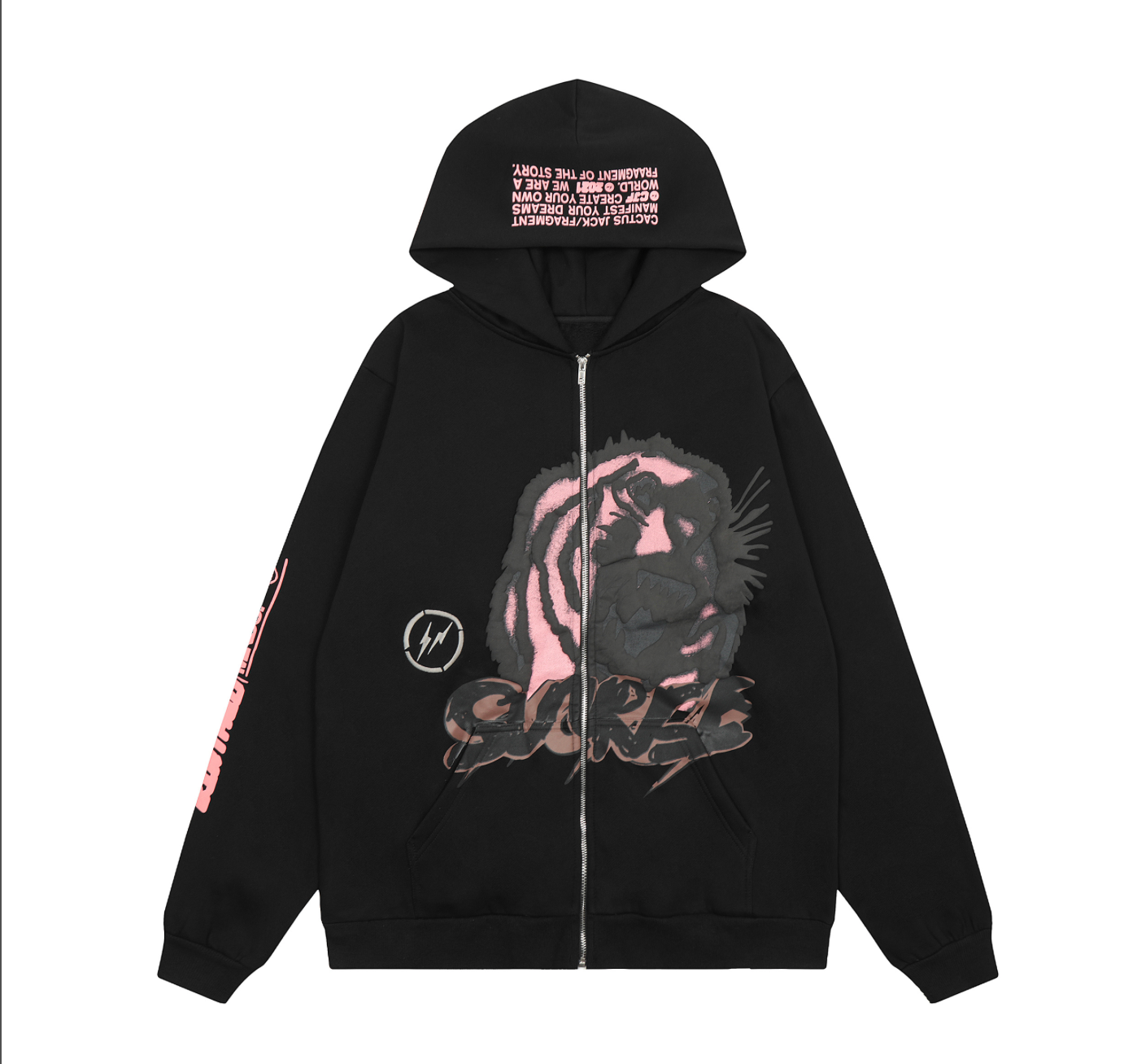 HOODIE ZIPPER CACTUS JACK FRAGMENT SUNRISE