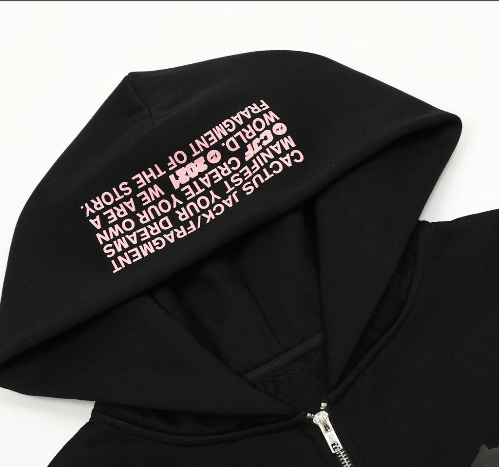 HOODIE ZIPPER CACTUS JACK FRAGMENT SUNRISE