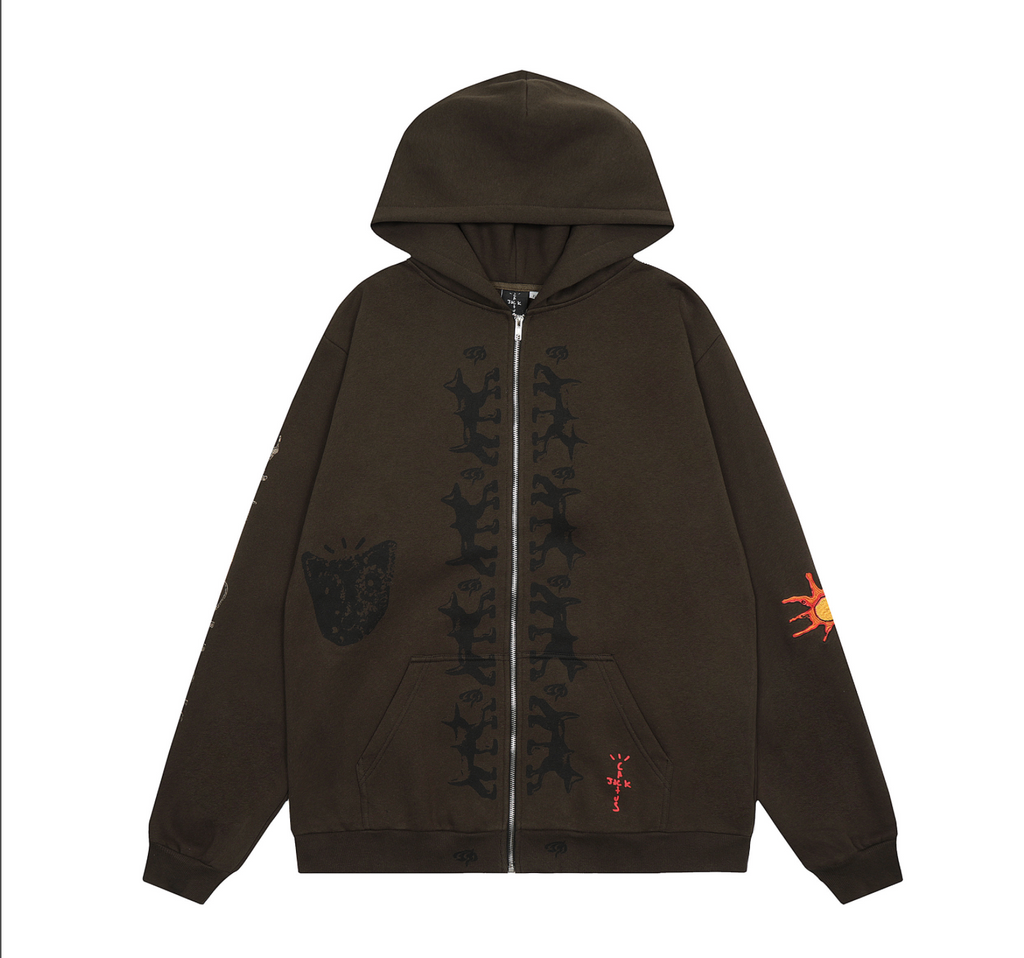 HOODIE ZIPPER CACTUS JACK REVERSE DOG