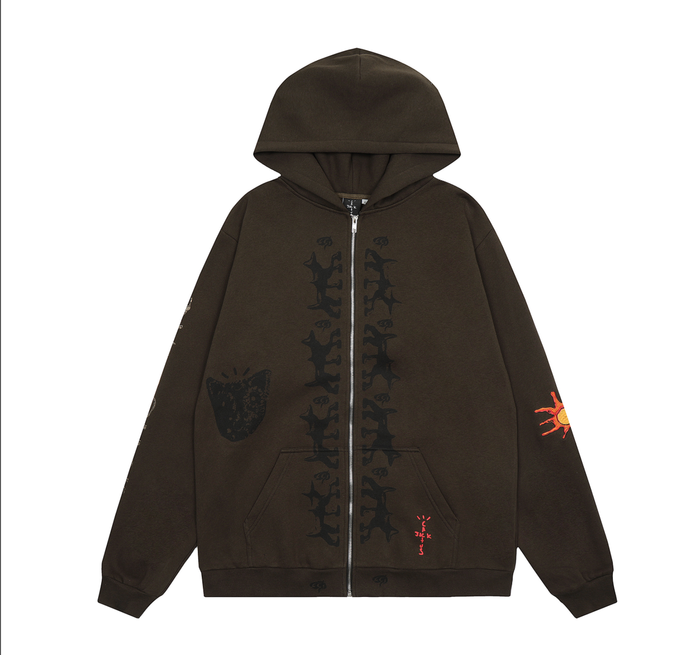 HOODIE ZIPPER CACTUS JACK REVERSE DOG