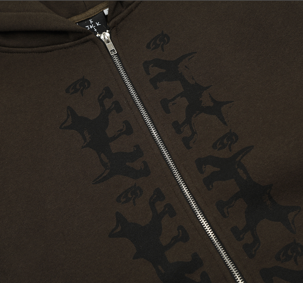 HOODIE ZIPPER CACTUS JACK REVERSE DOG