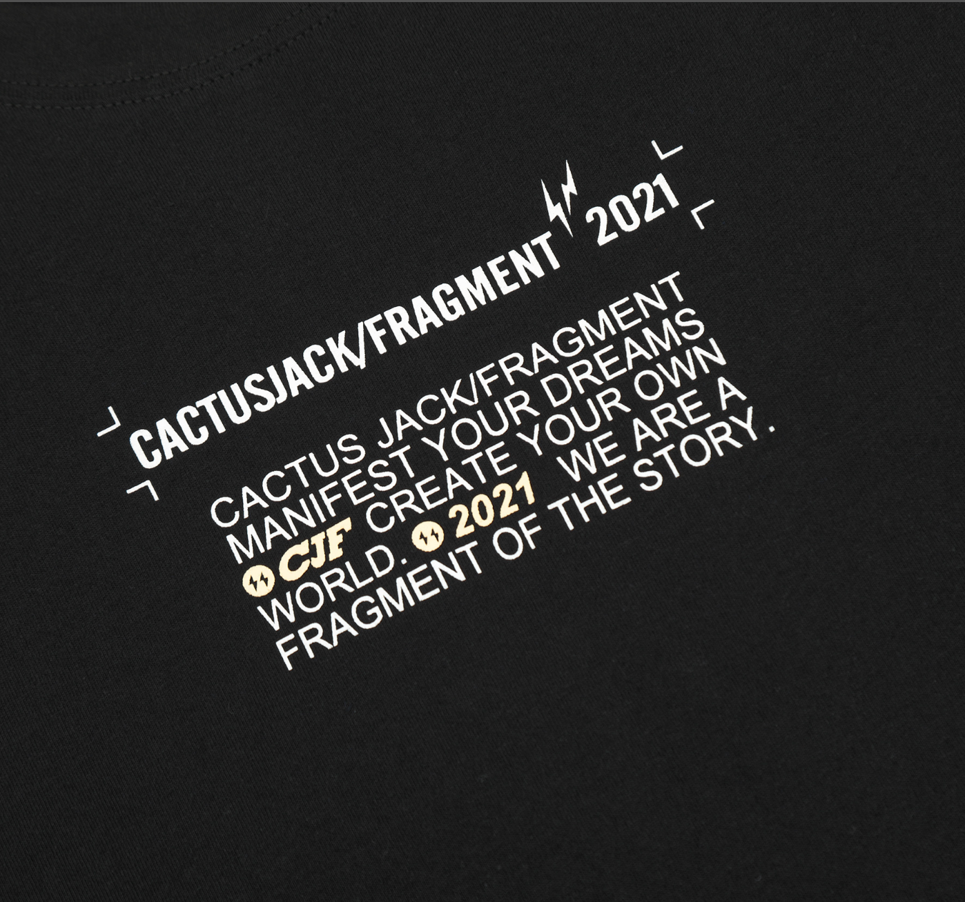 PLAYERA CACTUS JACK X FRAGMENT
