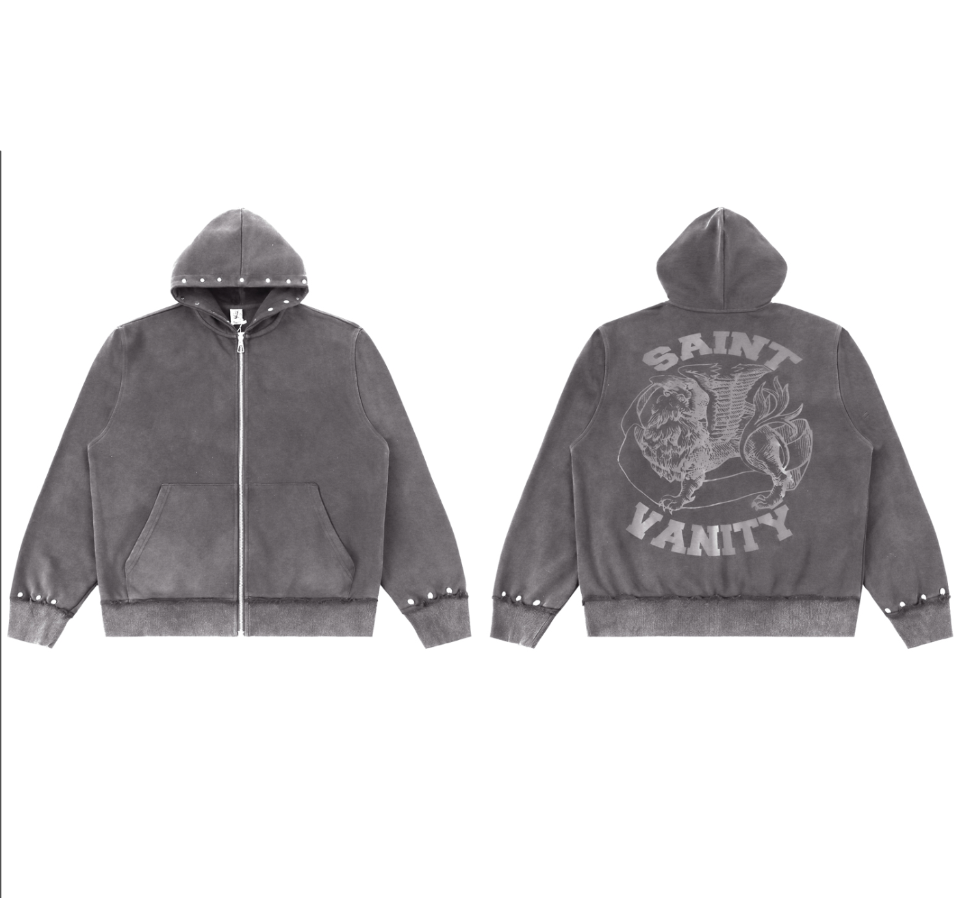 HOODIE ZIPPER SAINT VANITY