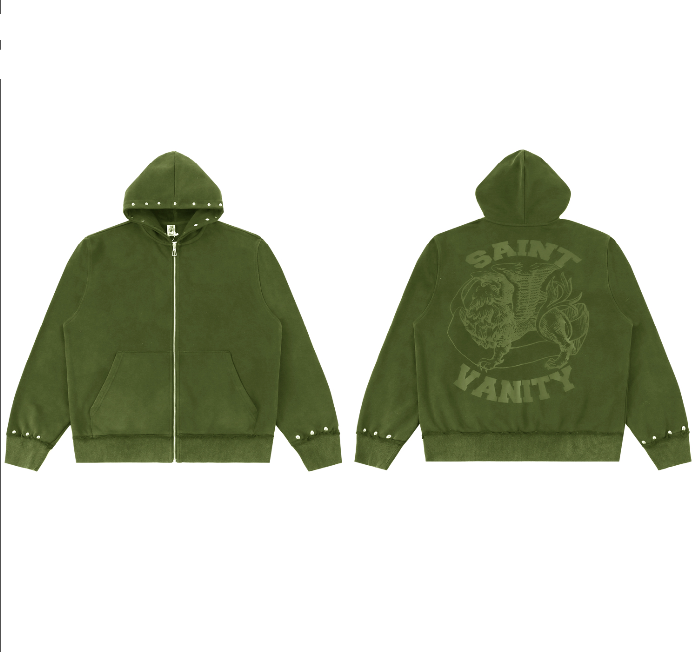 HOODIE ZIPPER SAINT VANITY