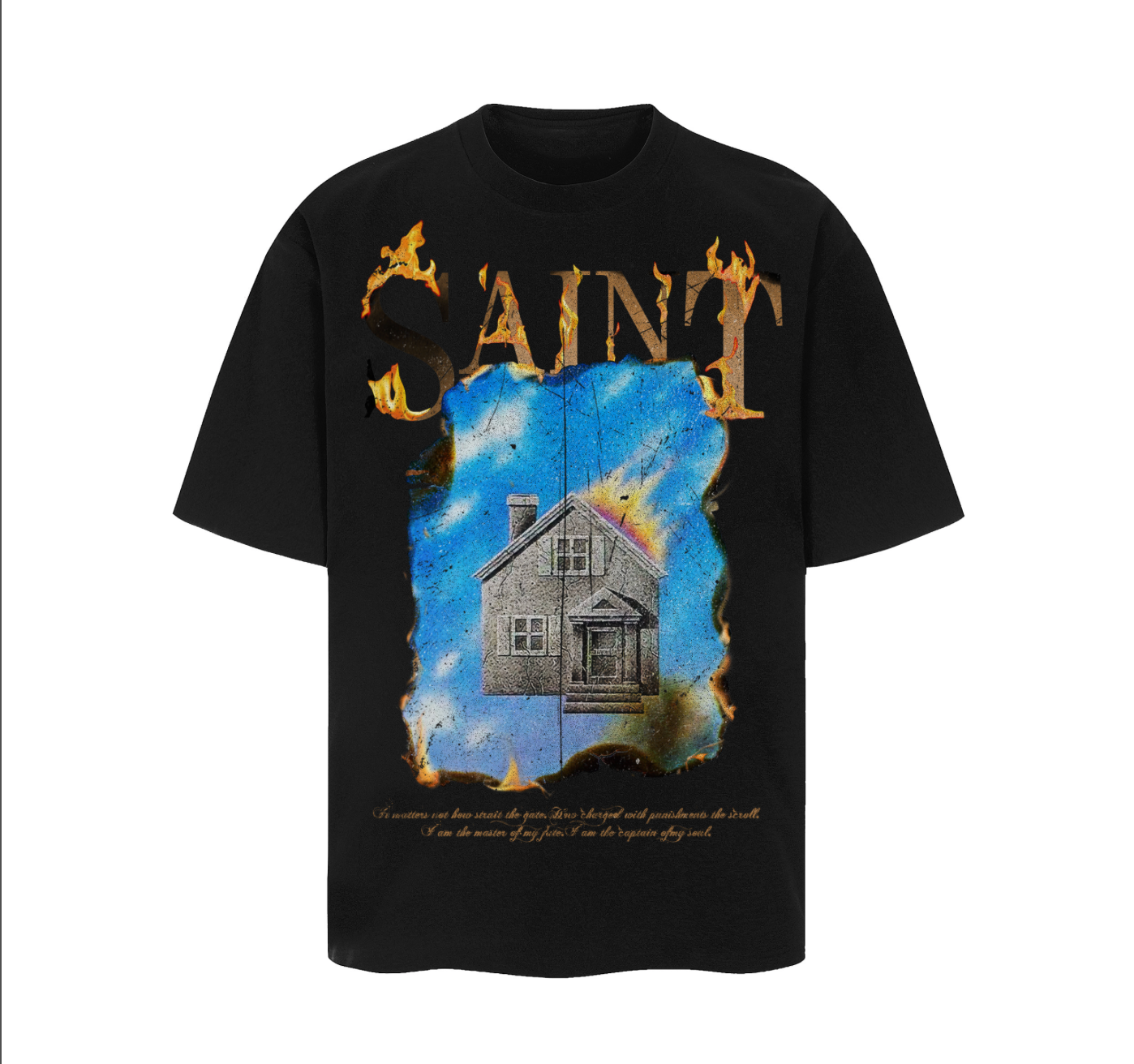 PLAYERA SAINT VANITY FIRE
