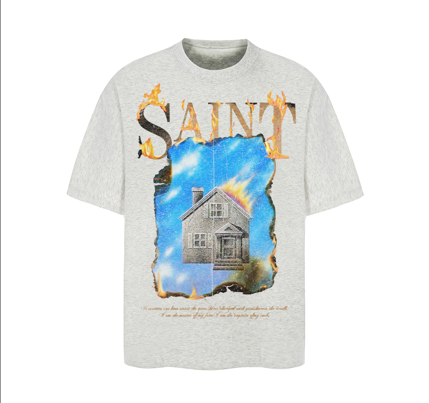 PLAYERA SAINT VANITY FIRE