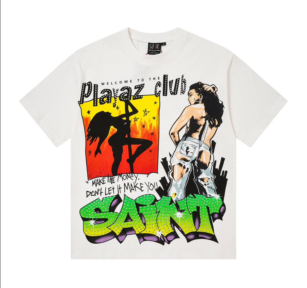 PLAYERA SAINT VANITY PLAYAZ CLUB