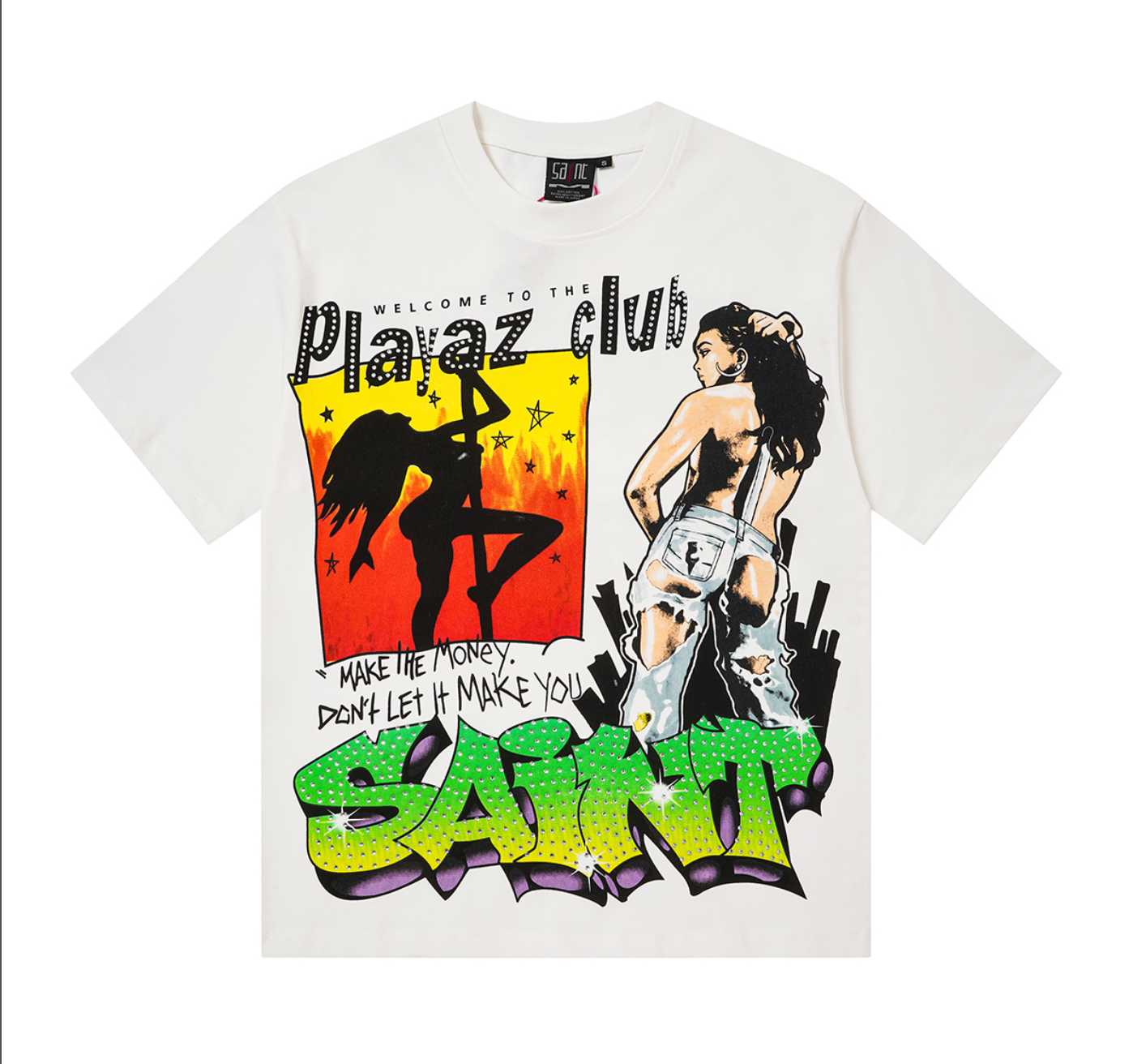 PLAYERA SAINT VANITY PLAYAZ CLUB