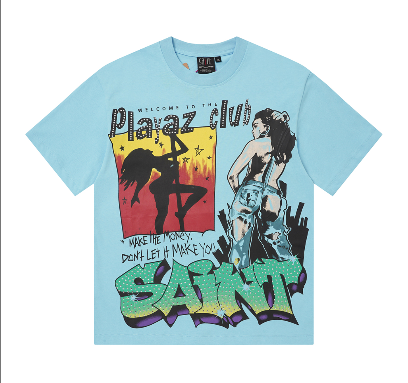 PLAYERA SAINT VANITY PLAYAZ CLUB
