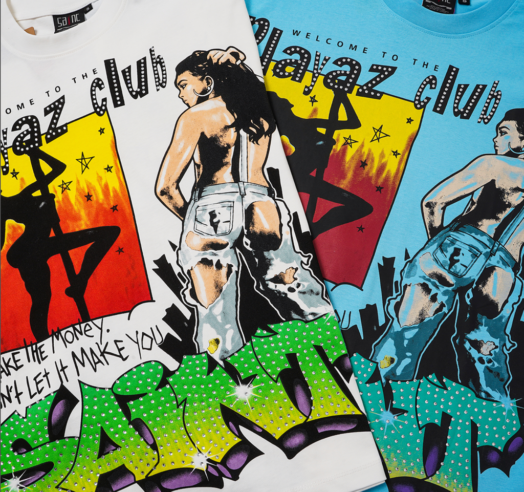 PLAYERA SAINT VANITY PLAYAZ CLUB