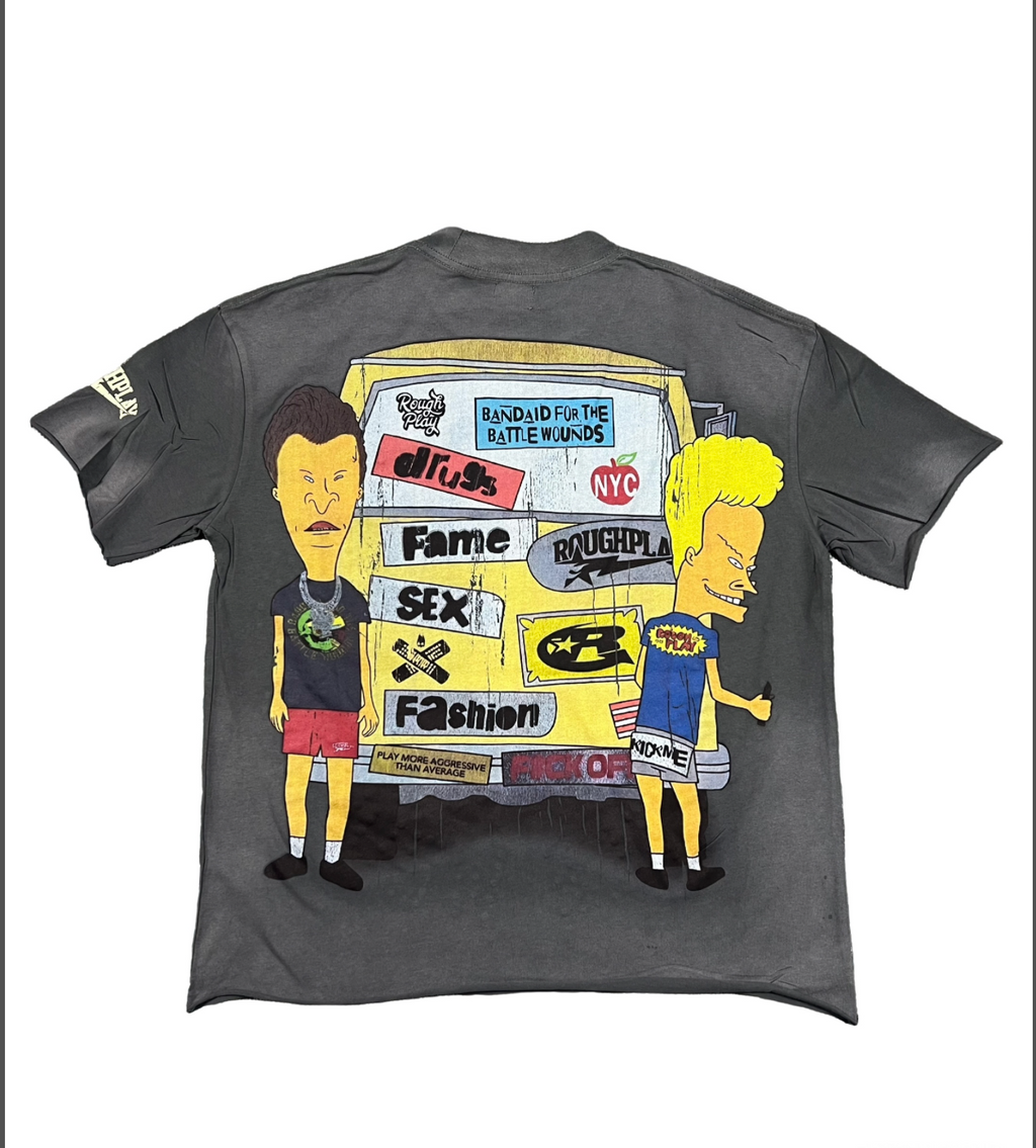 PLAYERA ROUGH PLAY X BEAVIS Y BUTT