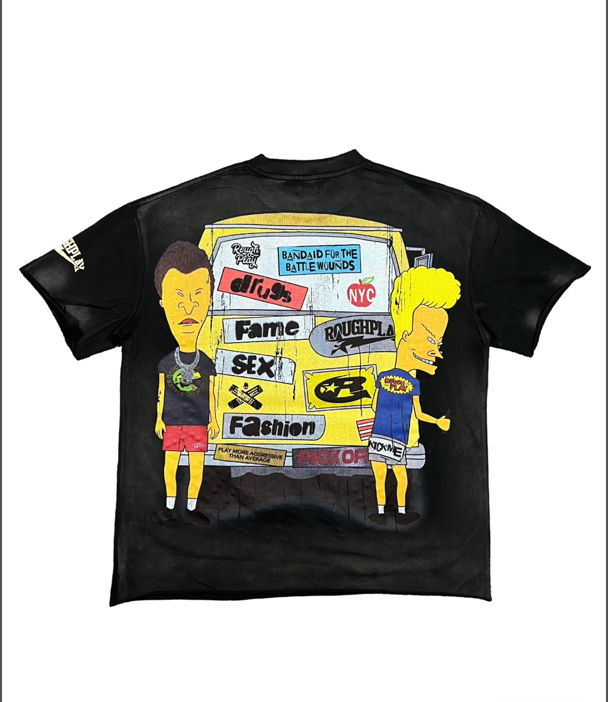 PLAYERA ROUGH PLAY X BEAVIS Y BUTT