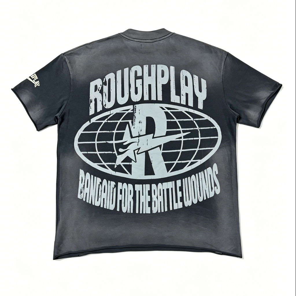 PLAYERA ROUGH PLAY BANDAID FOR THE BATTLE