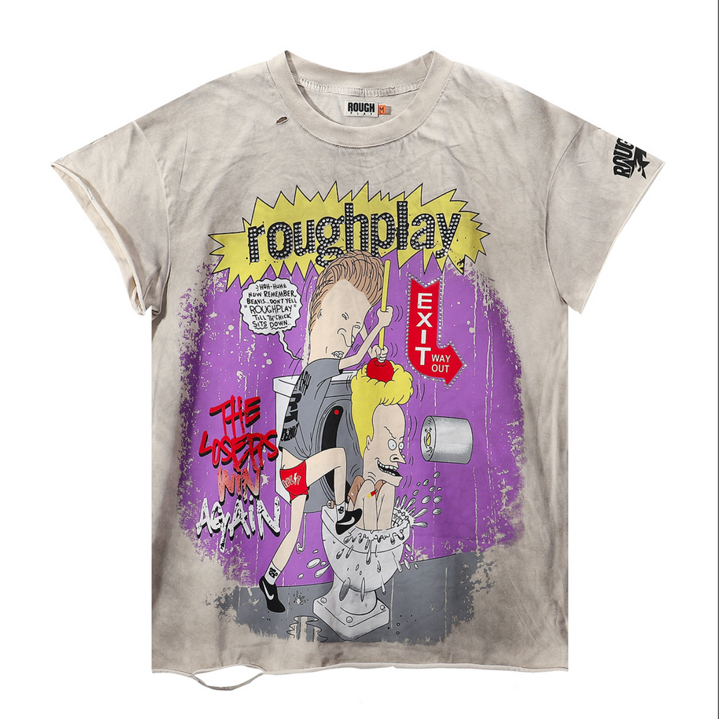 PLAYERA ROUGH PLAY X BEAVIS Y BUTT