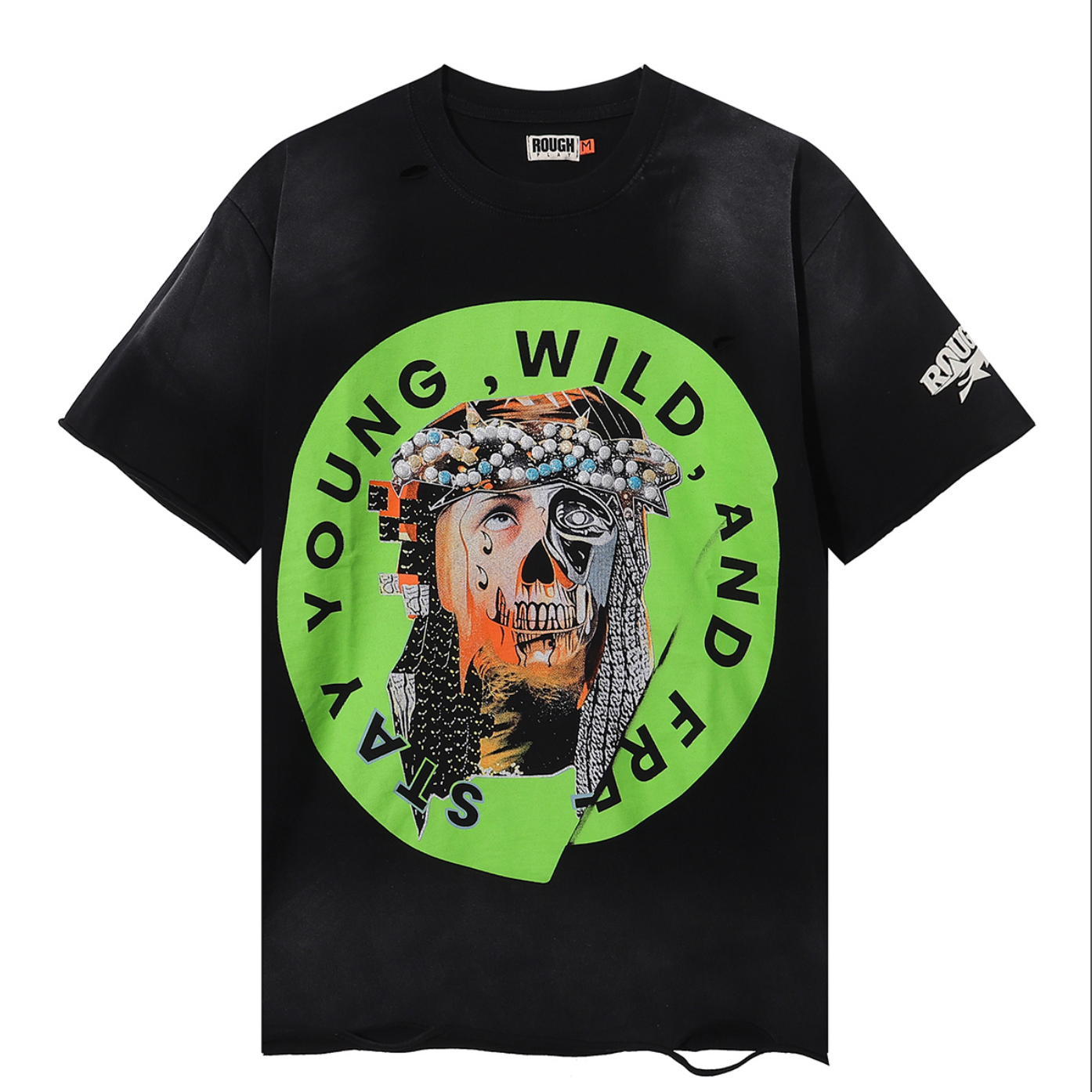 PLAYERA ROUGH PLAY STAY YOUNG AND FREE