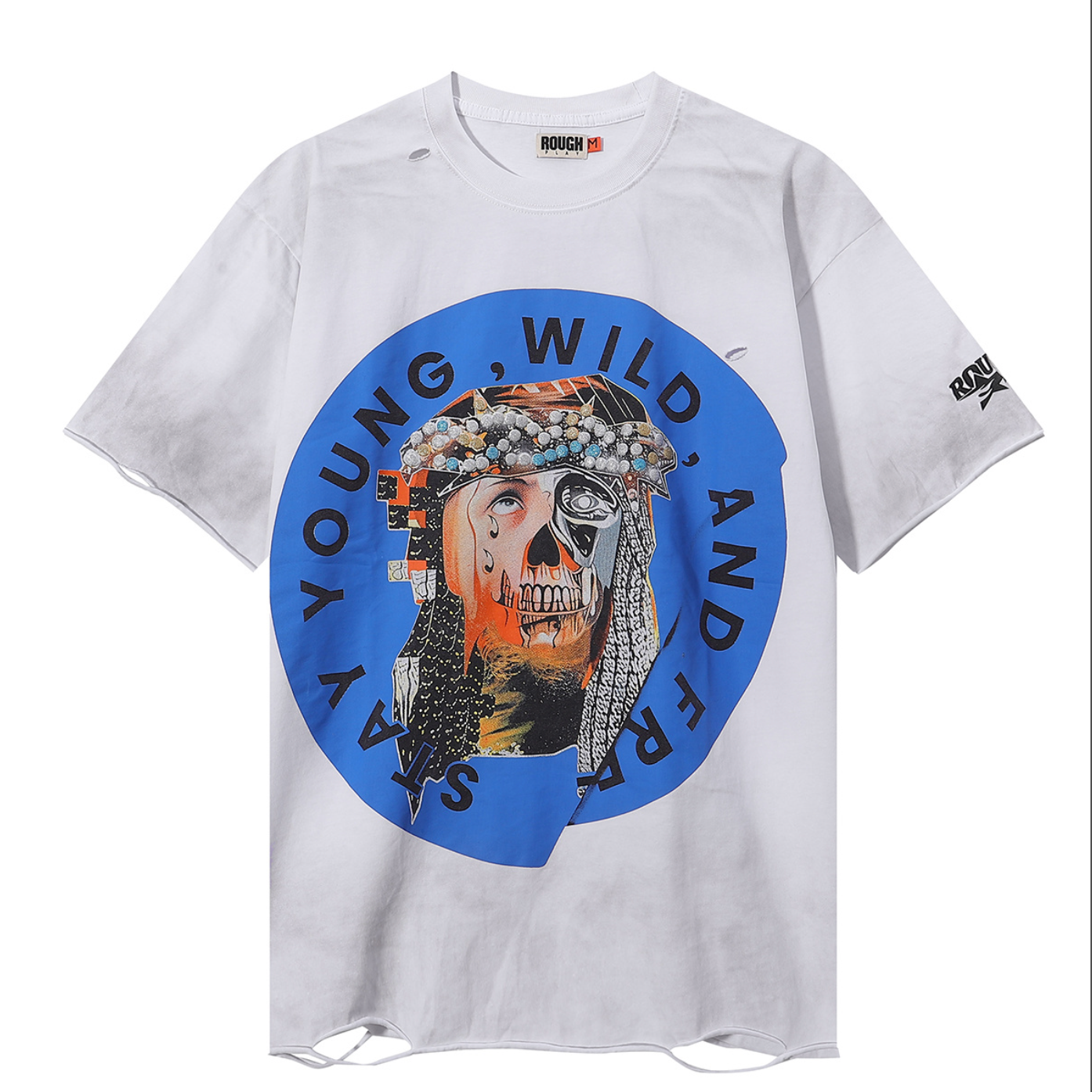 PLAYERA ROUGH PLAY STAY YOUNG AND FREE