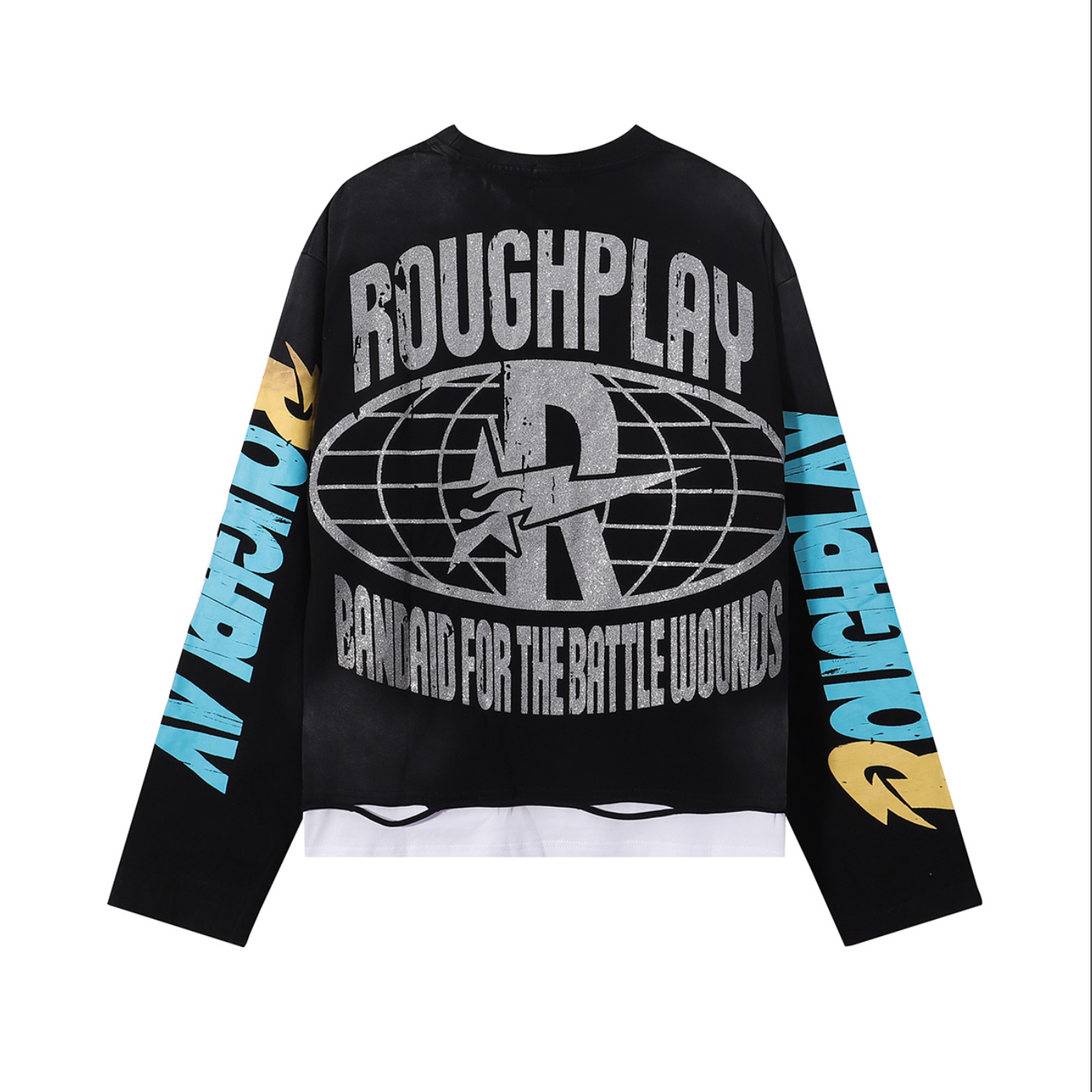 PLAYERA ROUGH PLAY BANDAID FOR THE BATTLE