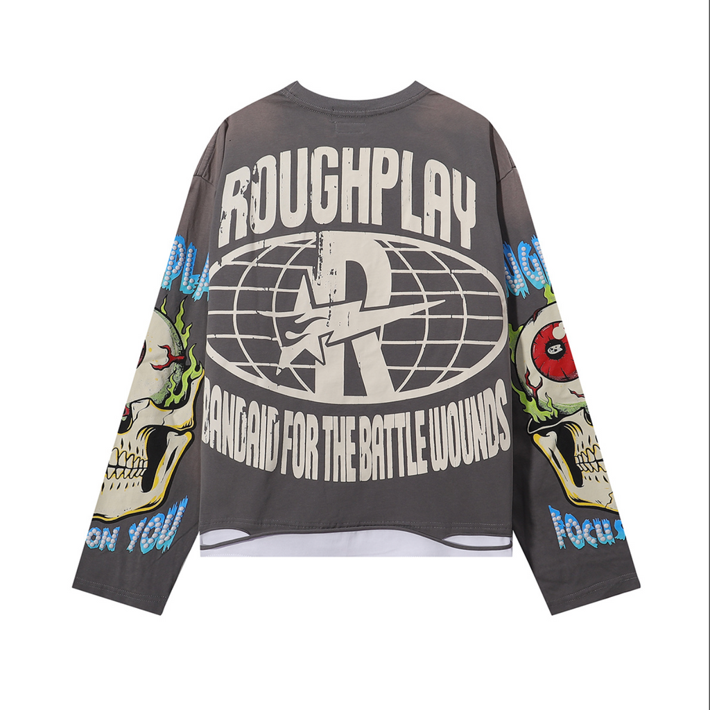 PLAYERA ROUGH PLAY BANDAID FOR THE BATTLE