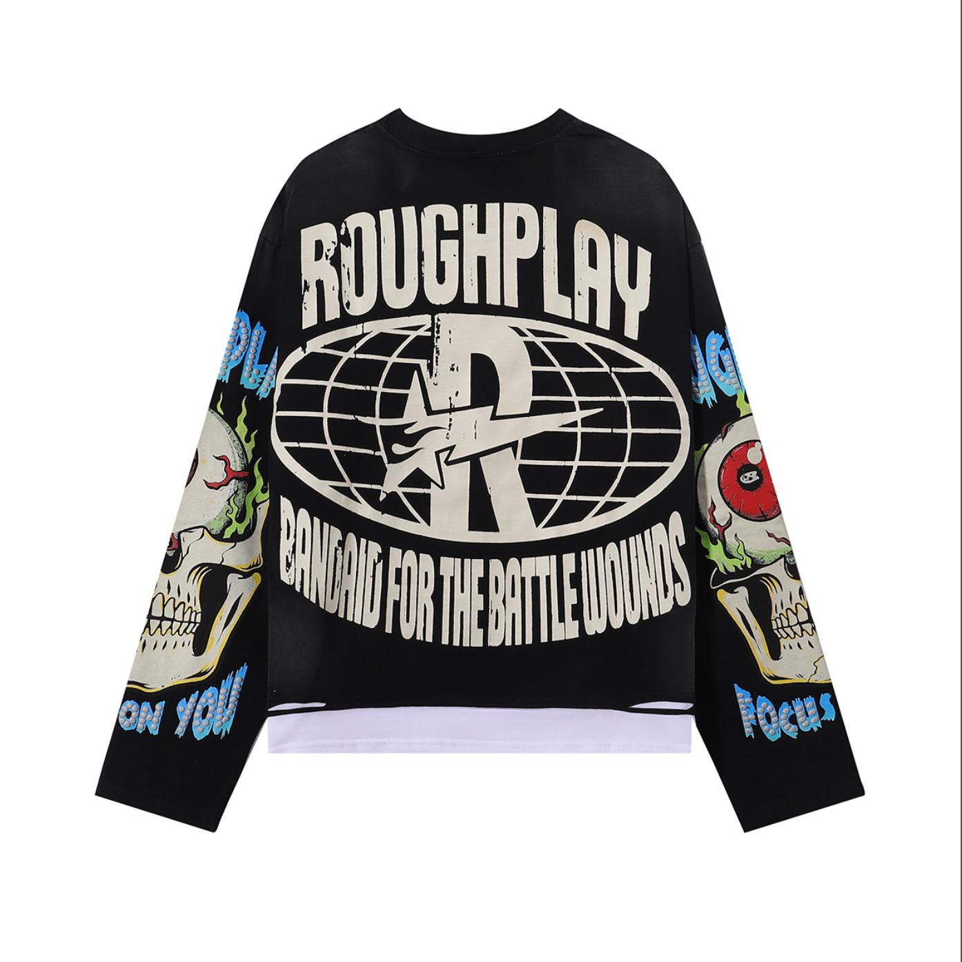 PLAYERA ROUGH PLAY BANDAID FOR THE BATTLE