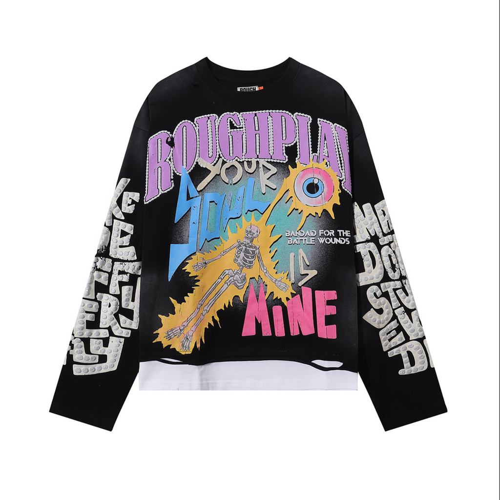 PLAYERA ROUGH PLAY YOUR SOUL IS MINE