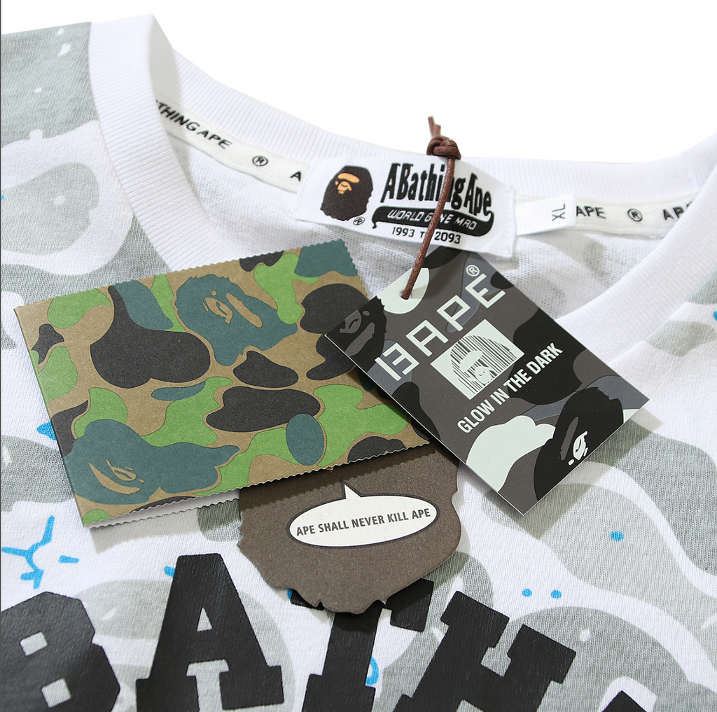 PLAYERA BAPE LUMINISCENTE
