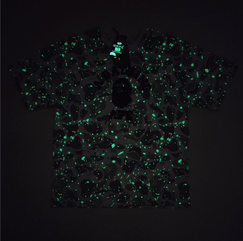 PLAYERA BAPE LUMINISCENTE