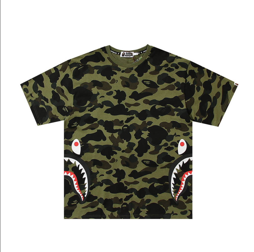 PLAYERA BAPE DOBLE SHARK