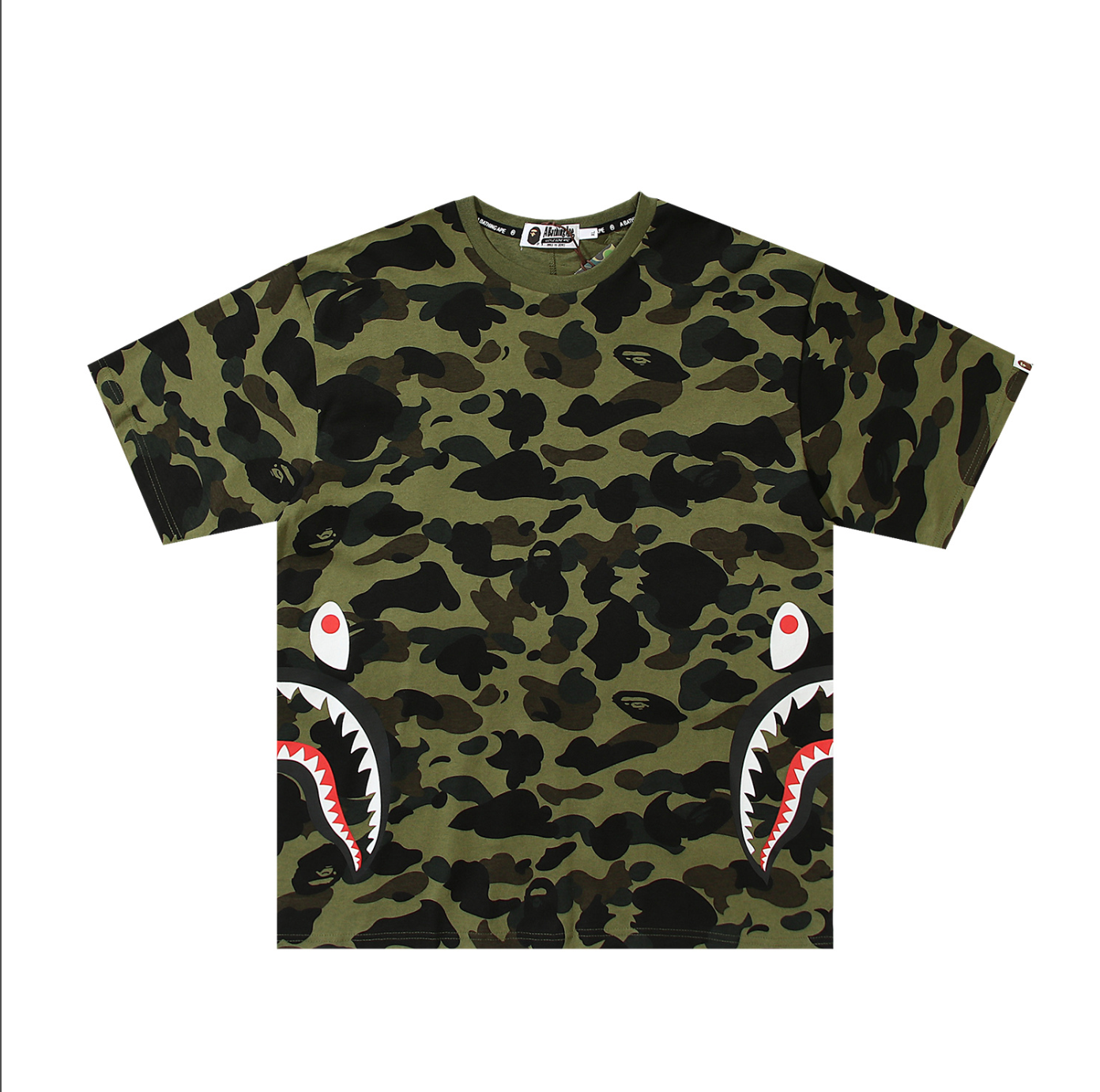 PLAYERA BAPE DOBLE SHARK