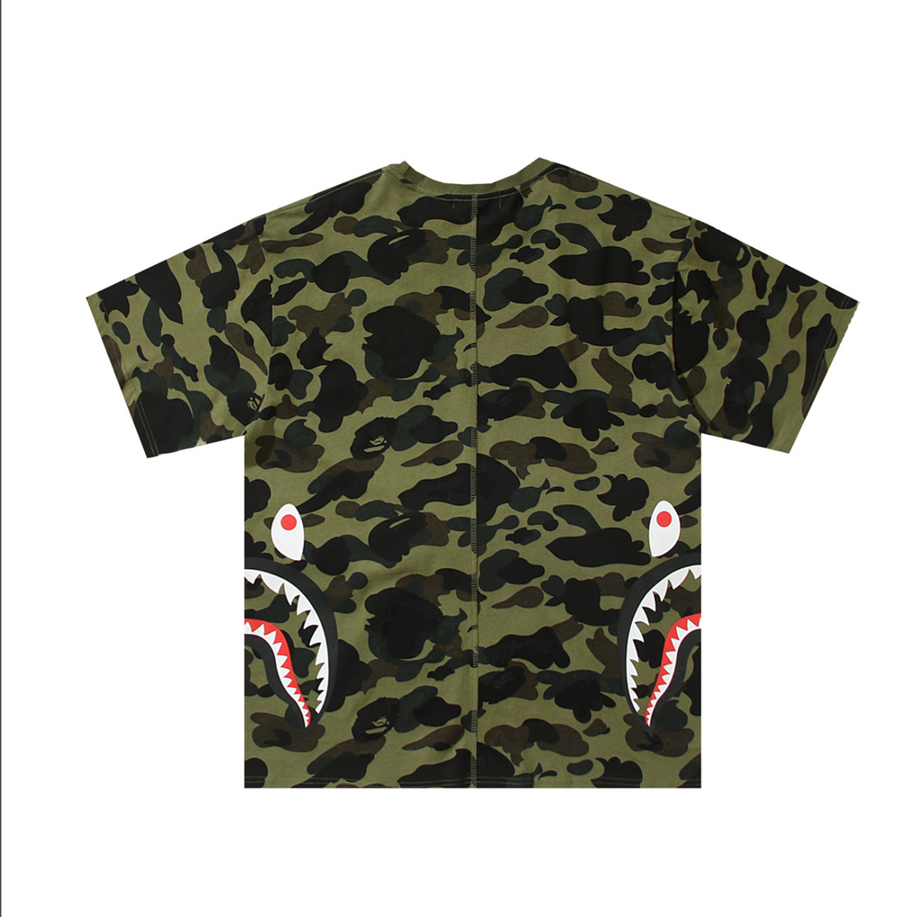 PLAYERA BAPE DOBLE SHARK