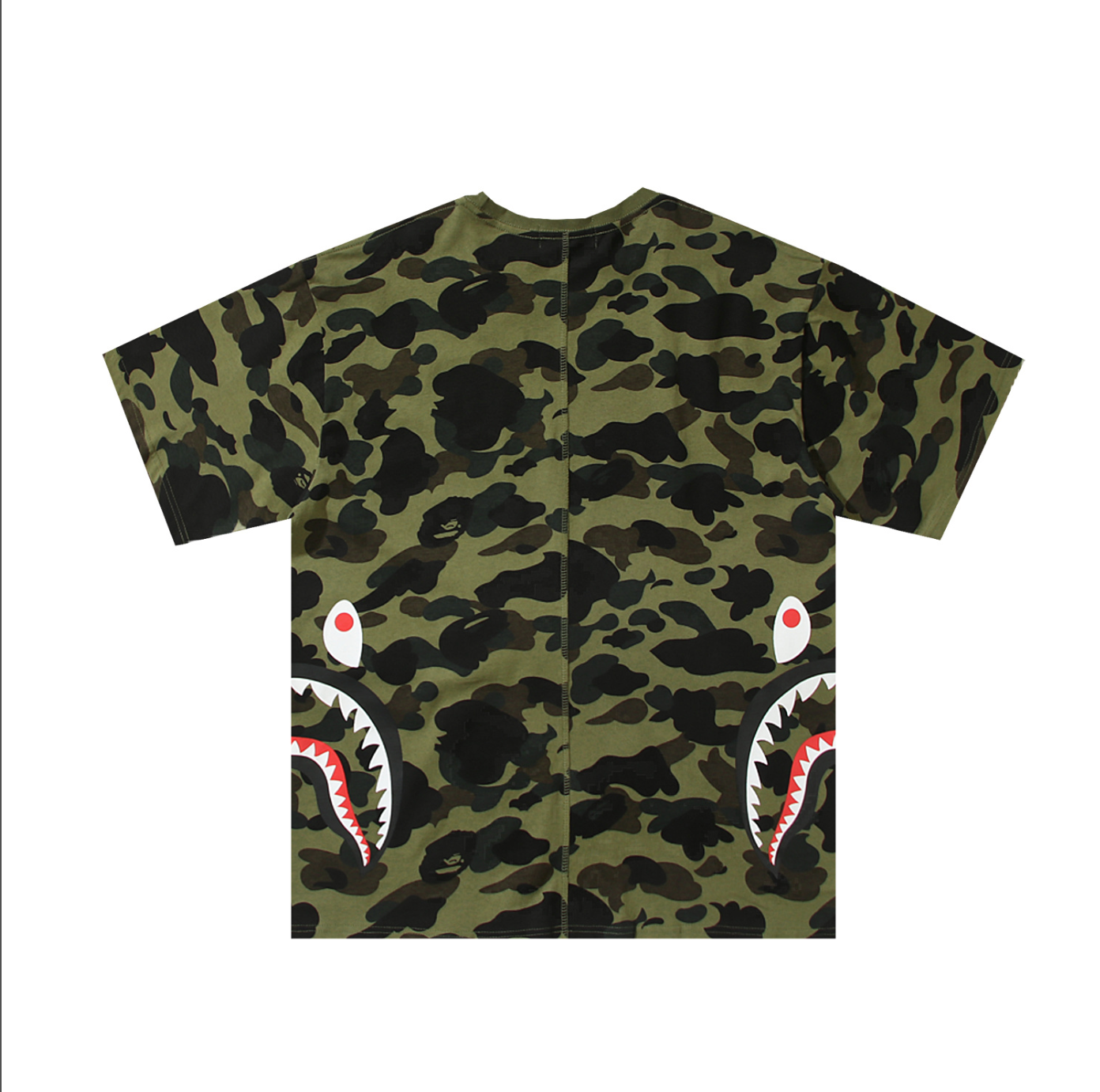 PLAYERA BAPE DOBLE SHARK