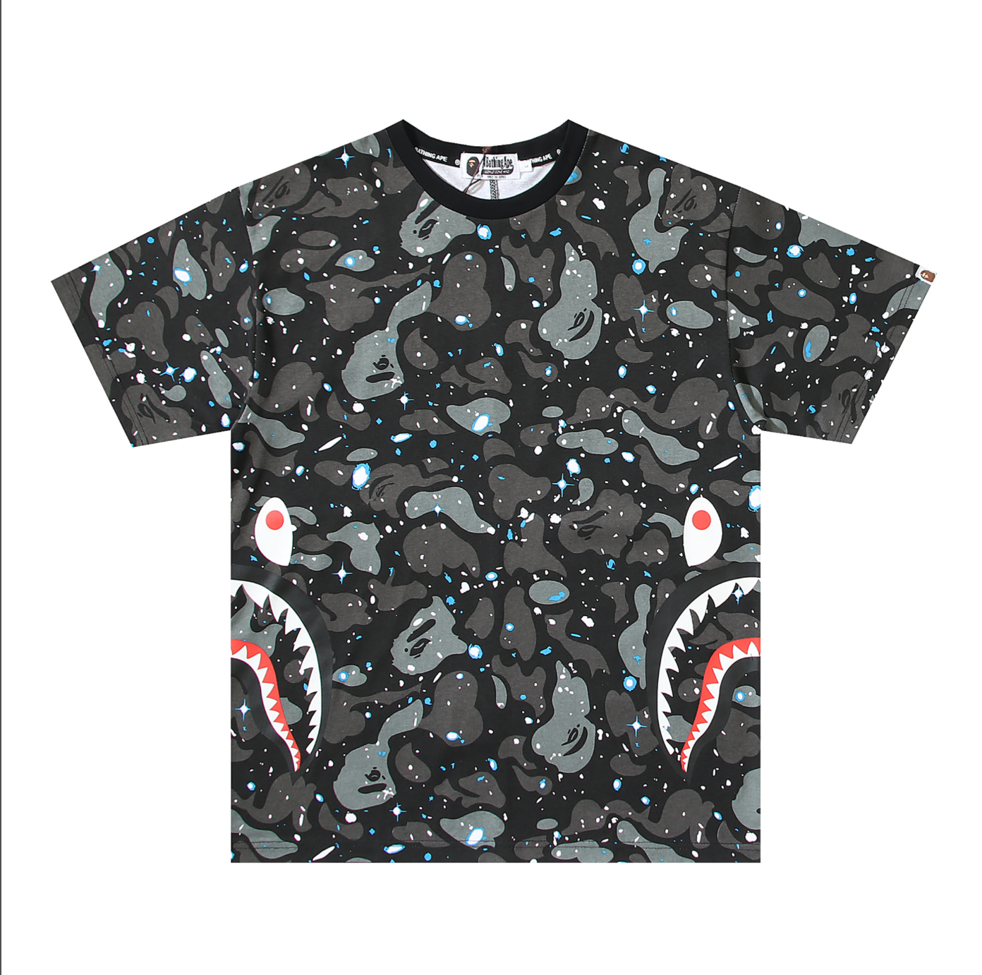 PLAYERA BAPE DOBLE SHARK