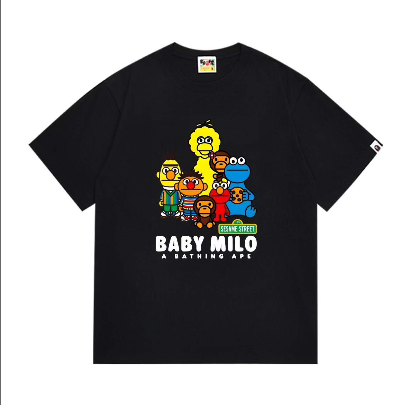 PLAYERA BAPE X PLAZA SESAMO