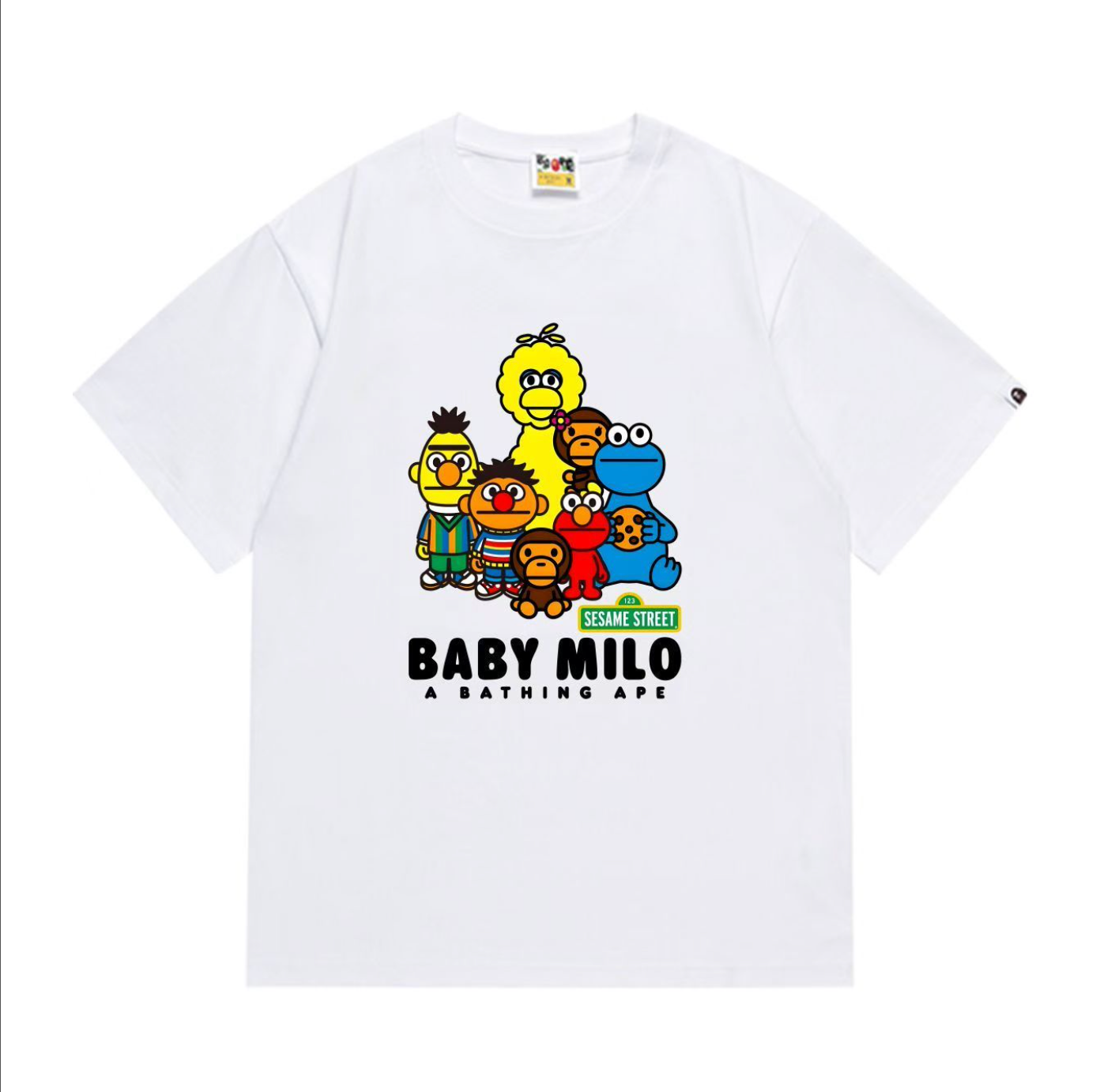 PLAYERA BAPE X PLAZA SESAMO