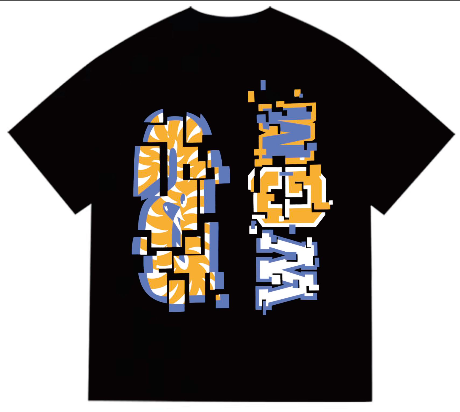 PLAYERA BAPE SHARK GLITCH