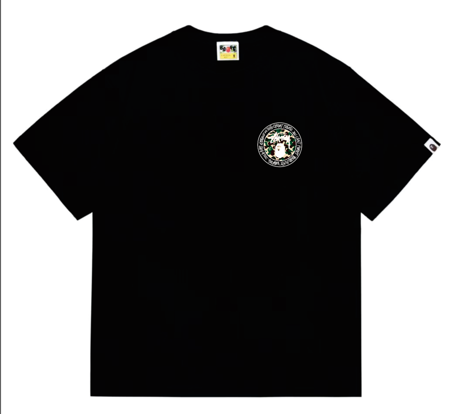 PLAYERA BAPE X STUSSY