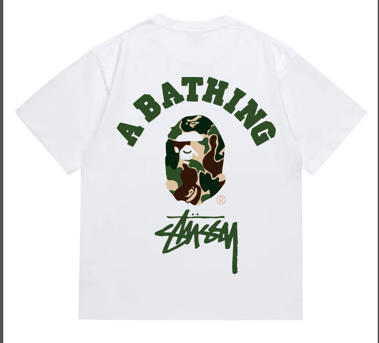 PLAYERA BAPE X STUSSY