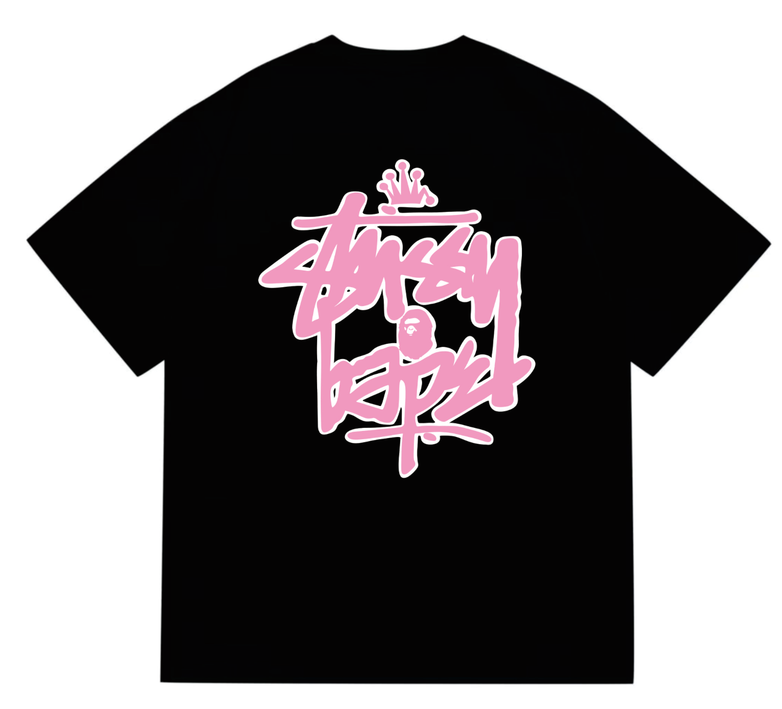 PLAYERA BAPE X STUSSY
