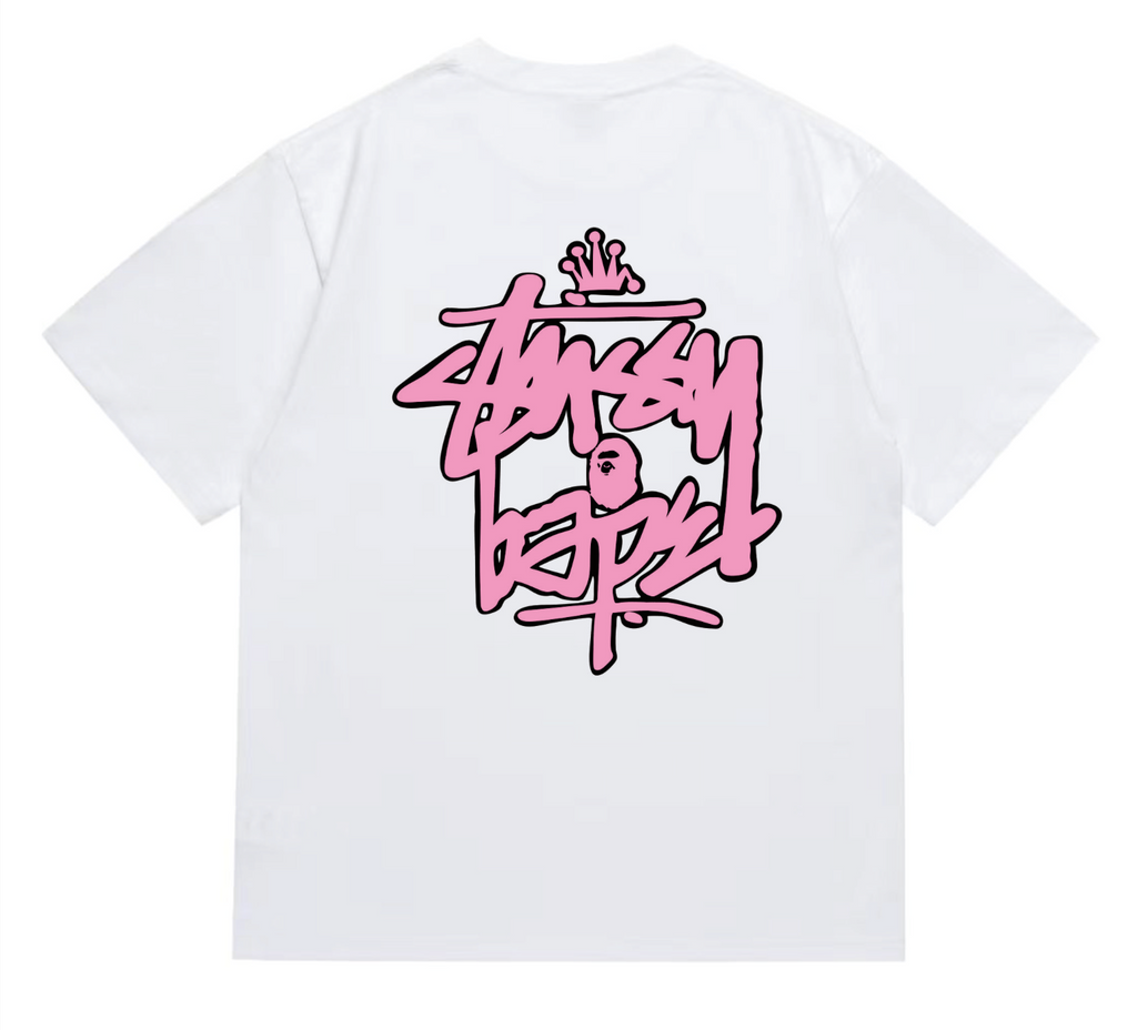 PLAYERA BAPE X STUSSY
