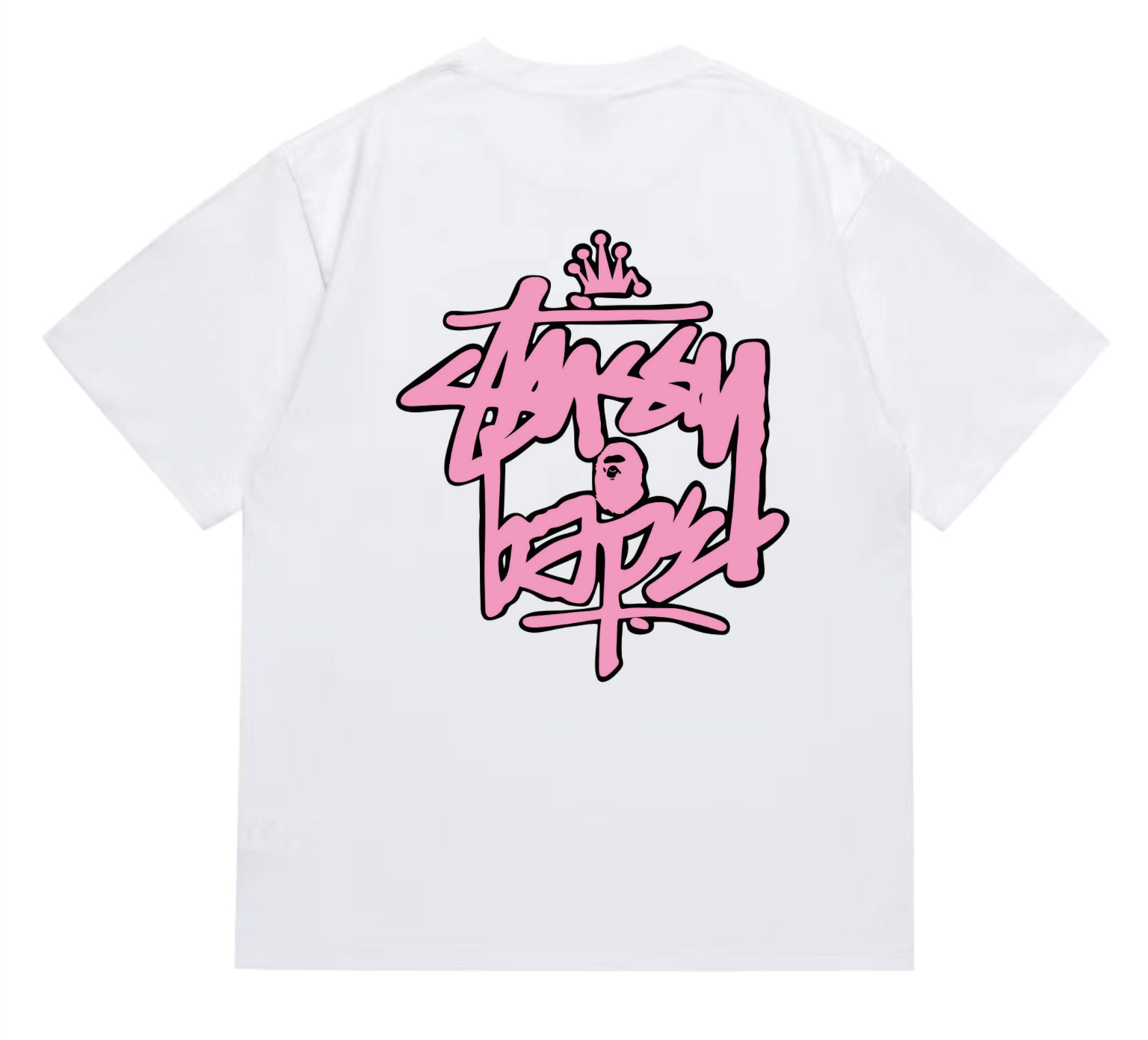 PLAYERA BAPE X STUSSY
