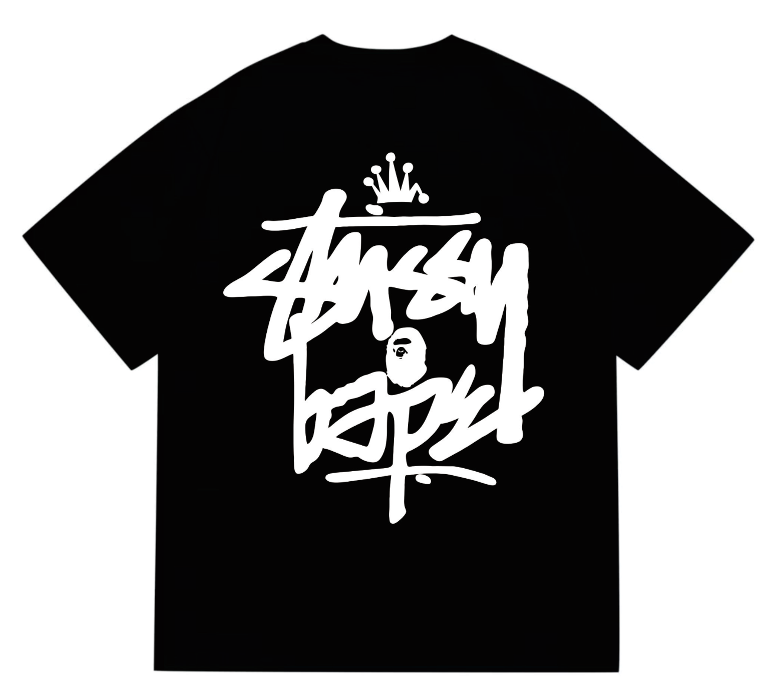 PLAYERA BAPE X STUSSY