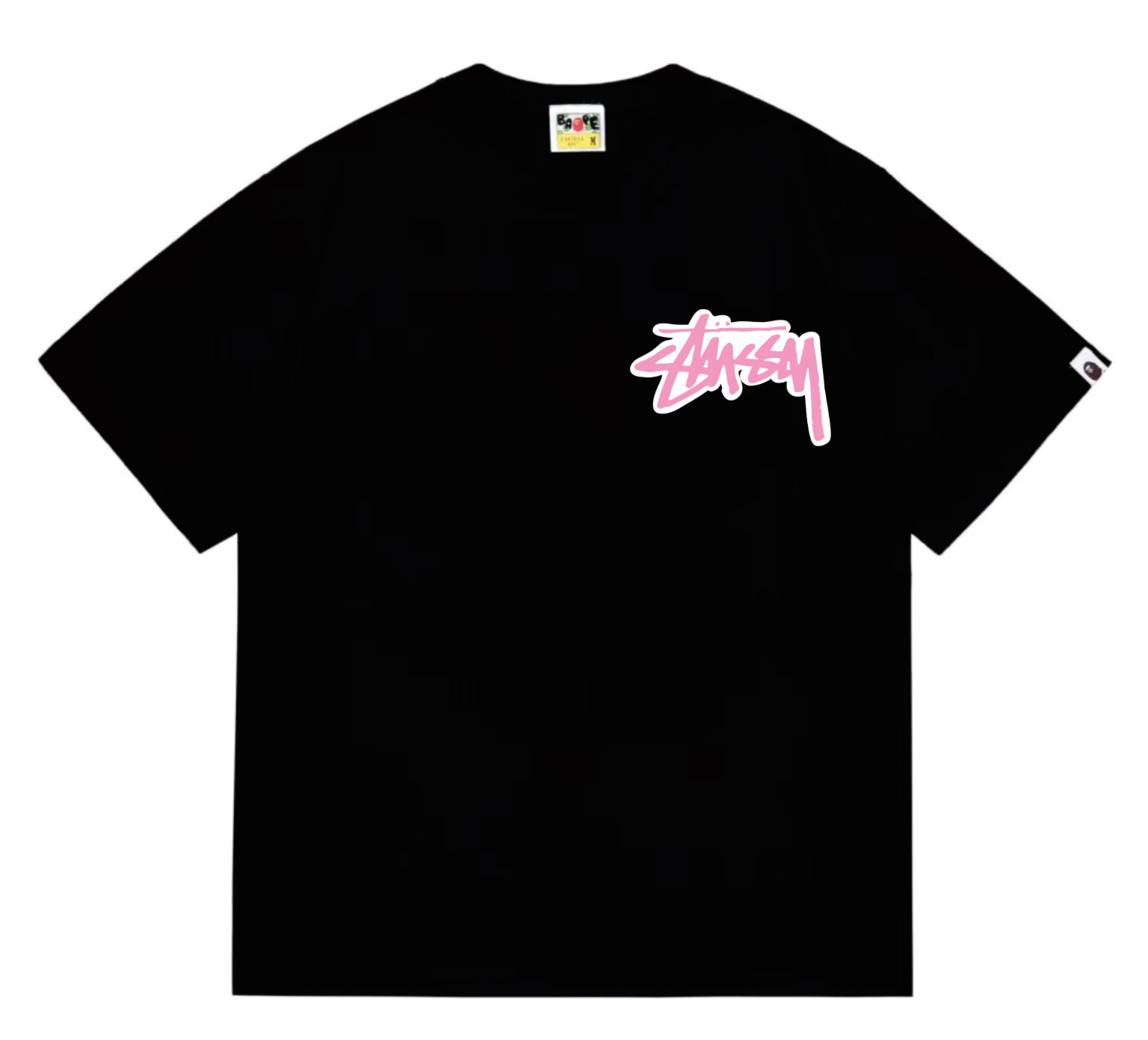 PLAYERA BAPE X STUSSY