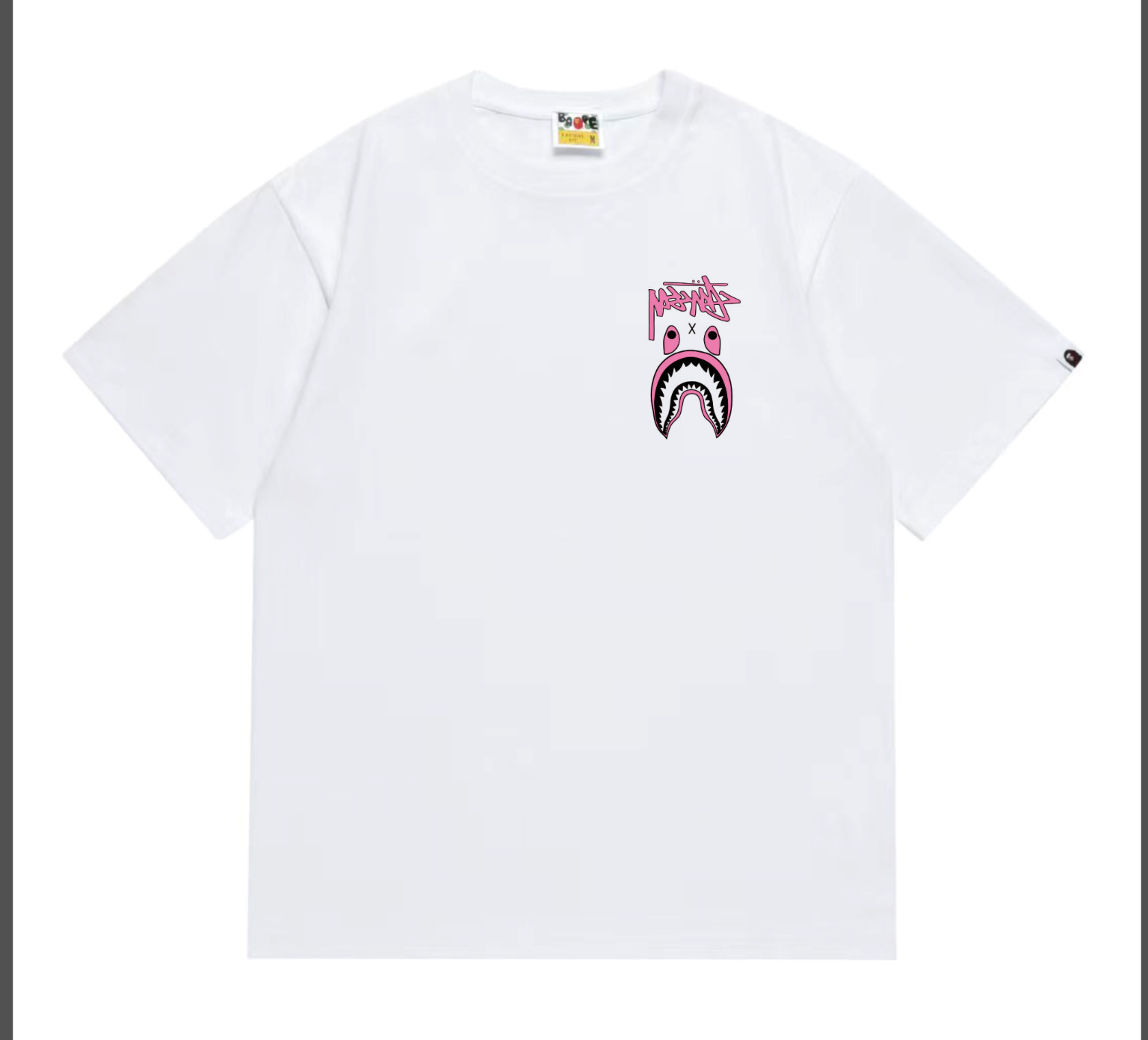 PLAYERA BAPE SHARK X STUSSY