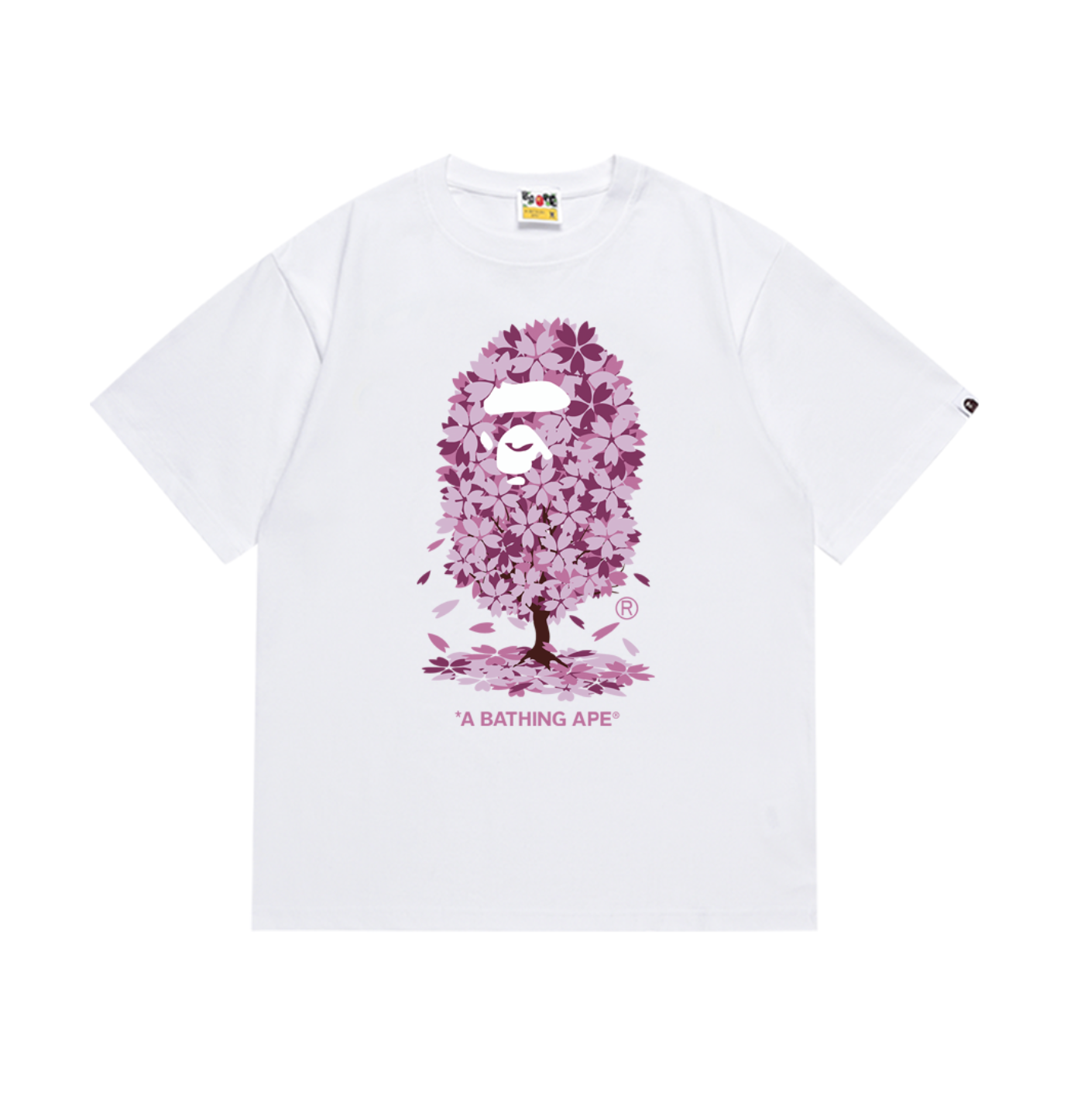 PLAYERA BAPE PINK TREE