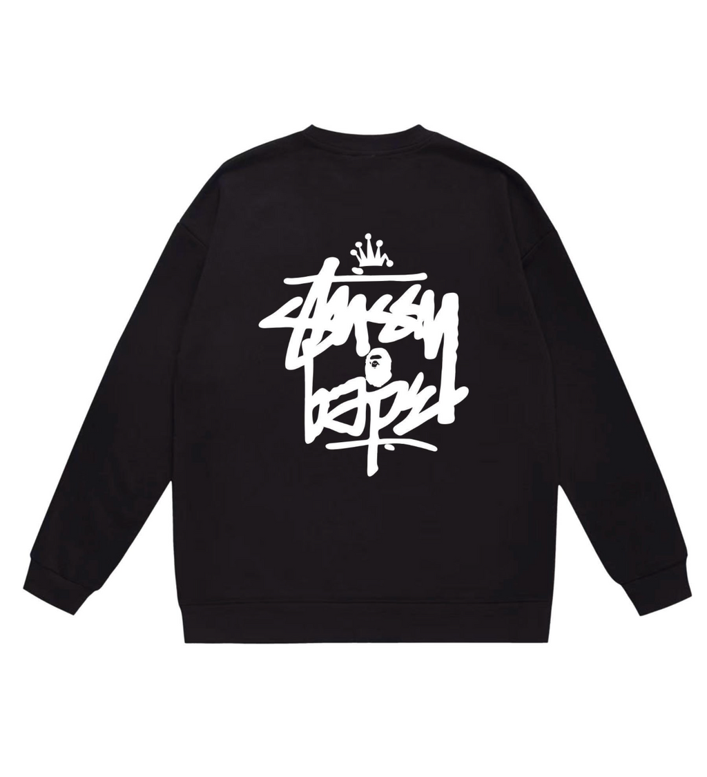 PLAYERA BAPE X STUSSY