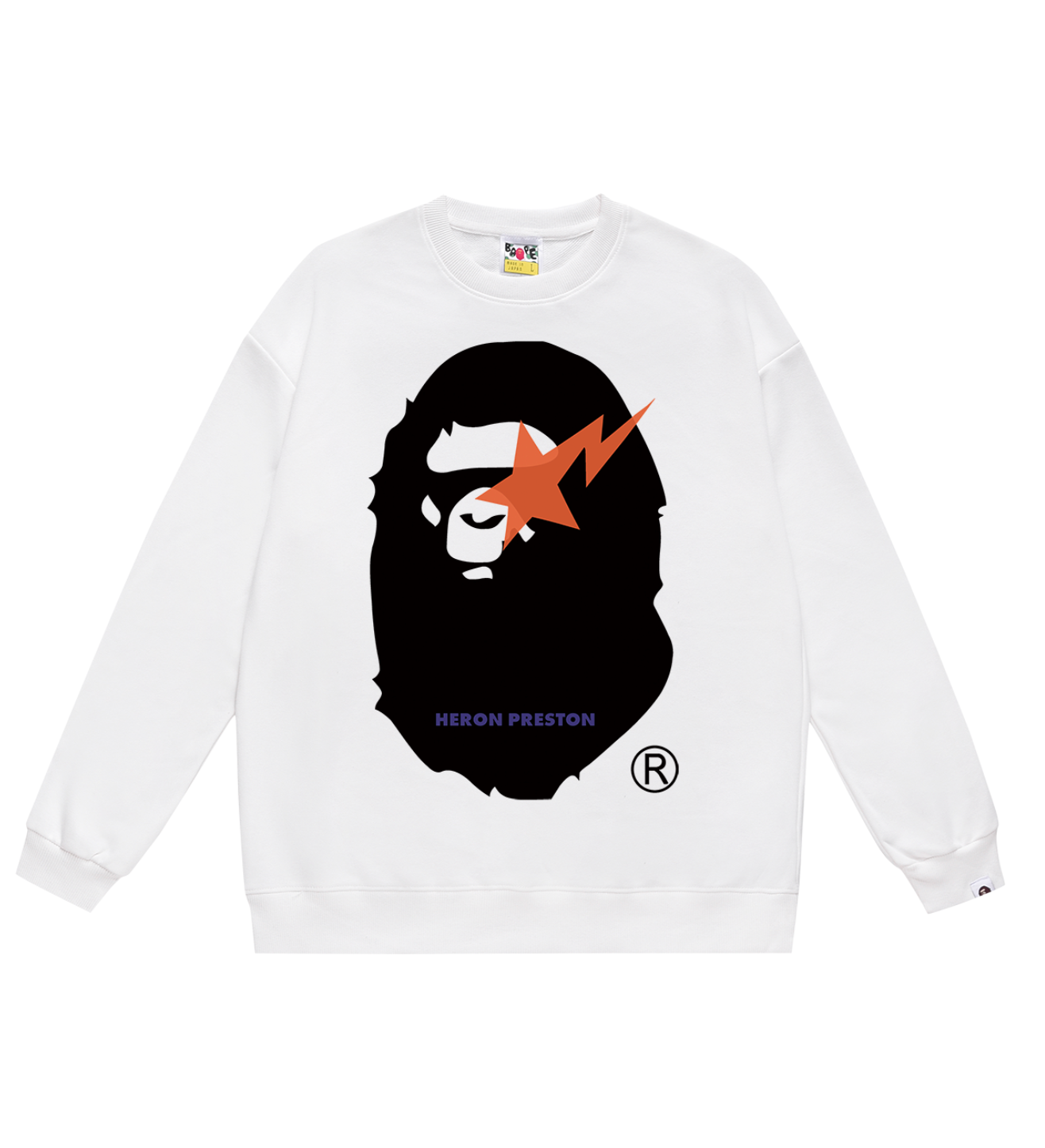 PLAYERA BAPE X HERON PRESTON