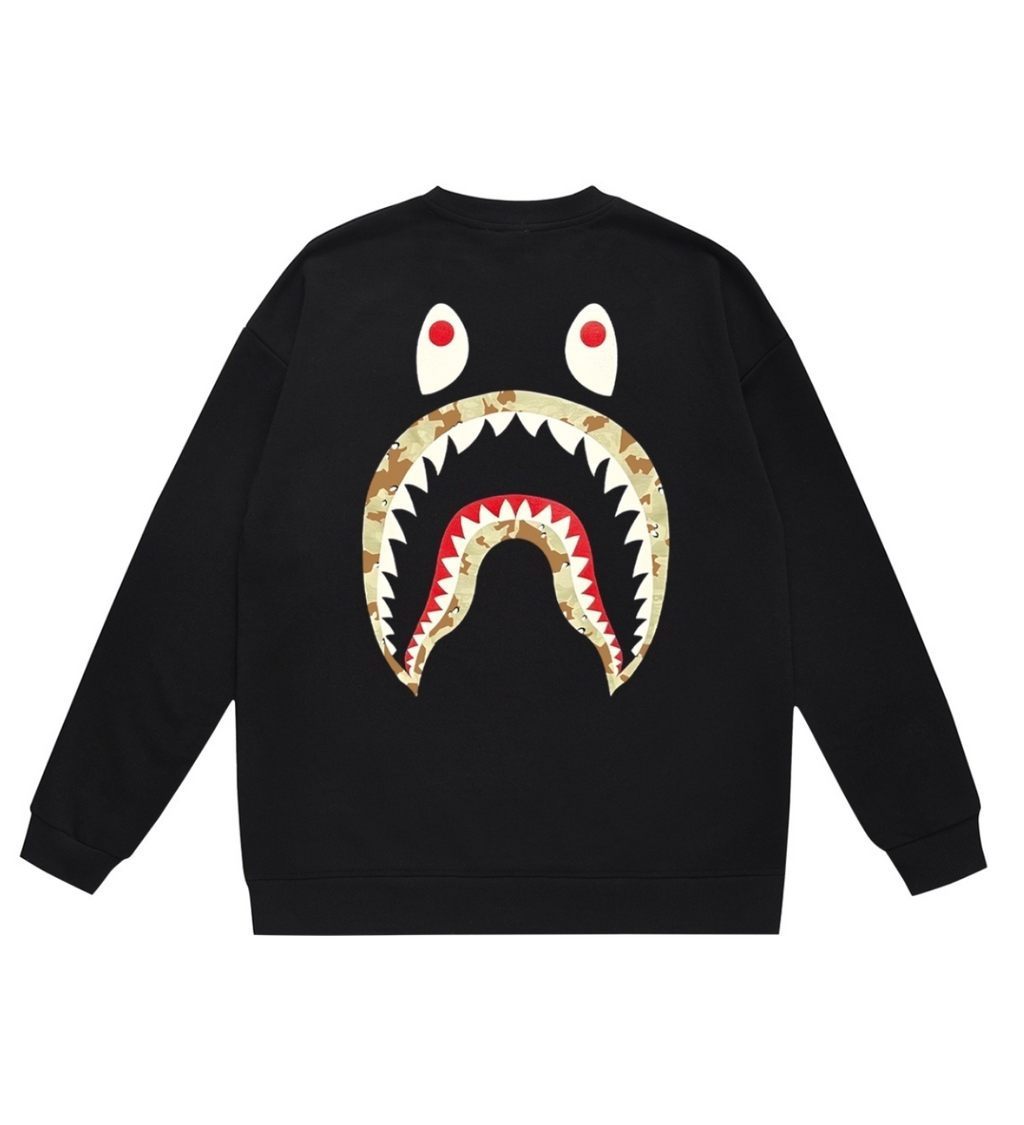 PLAYERA BAPE SHARK X STUSSY