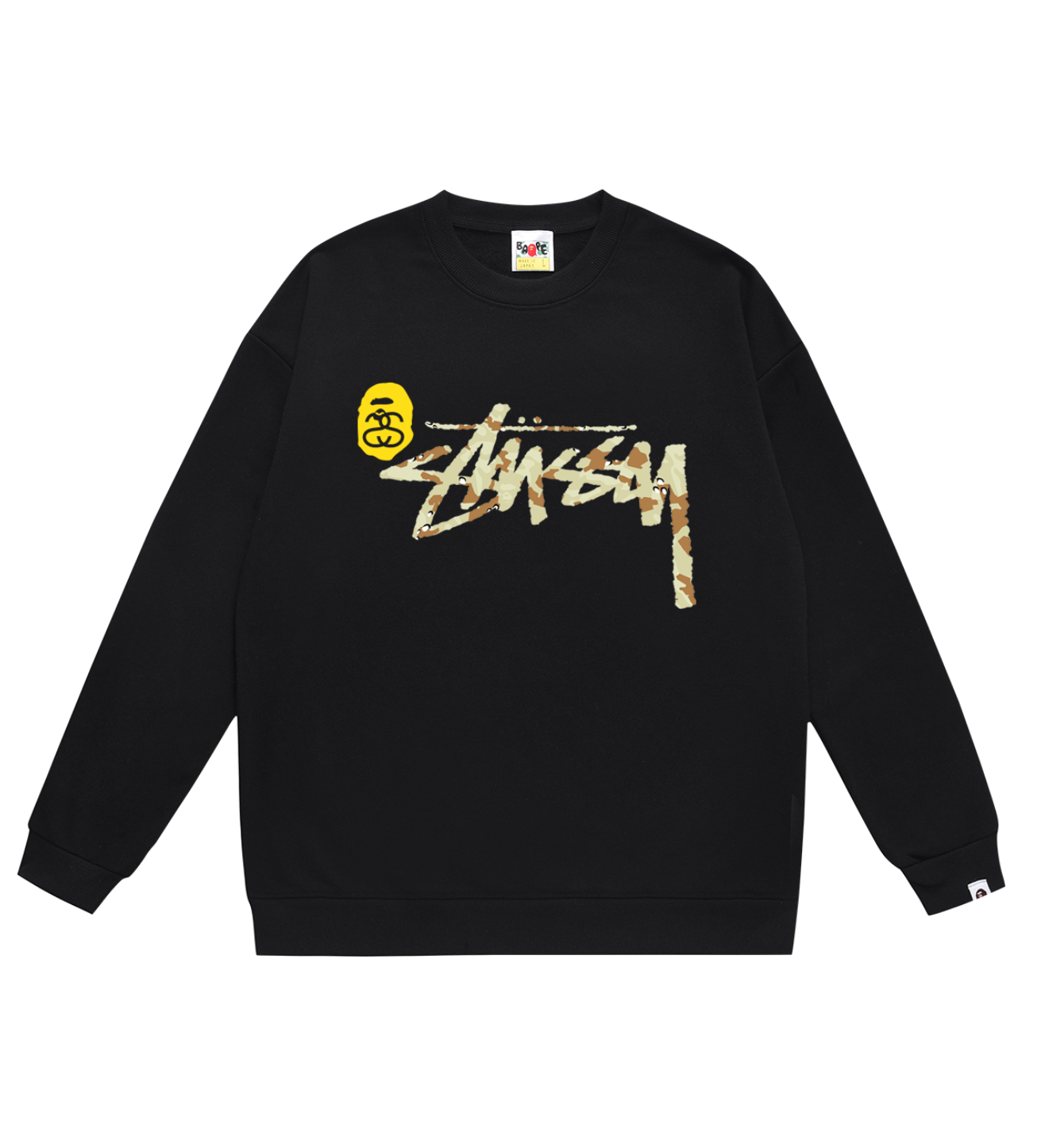 PLAYERA BAPE SHARK X STUSSY